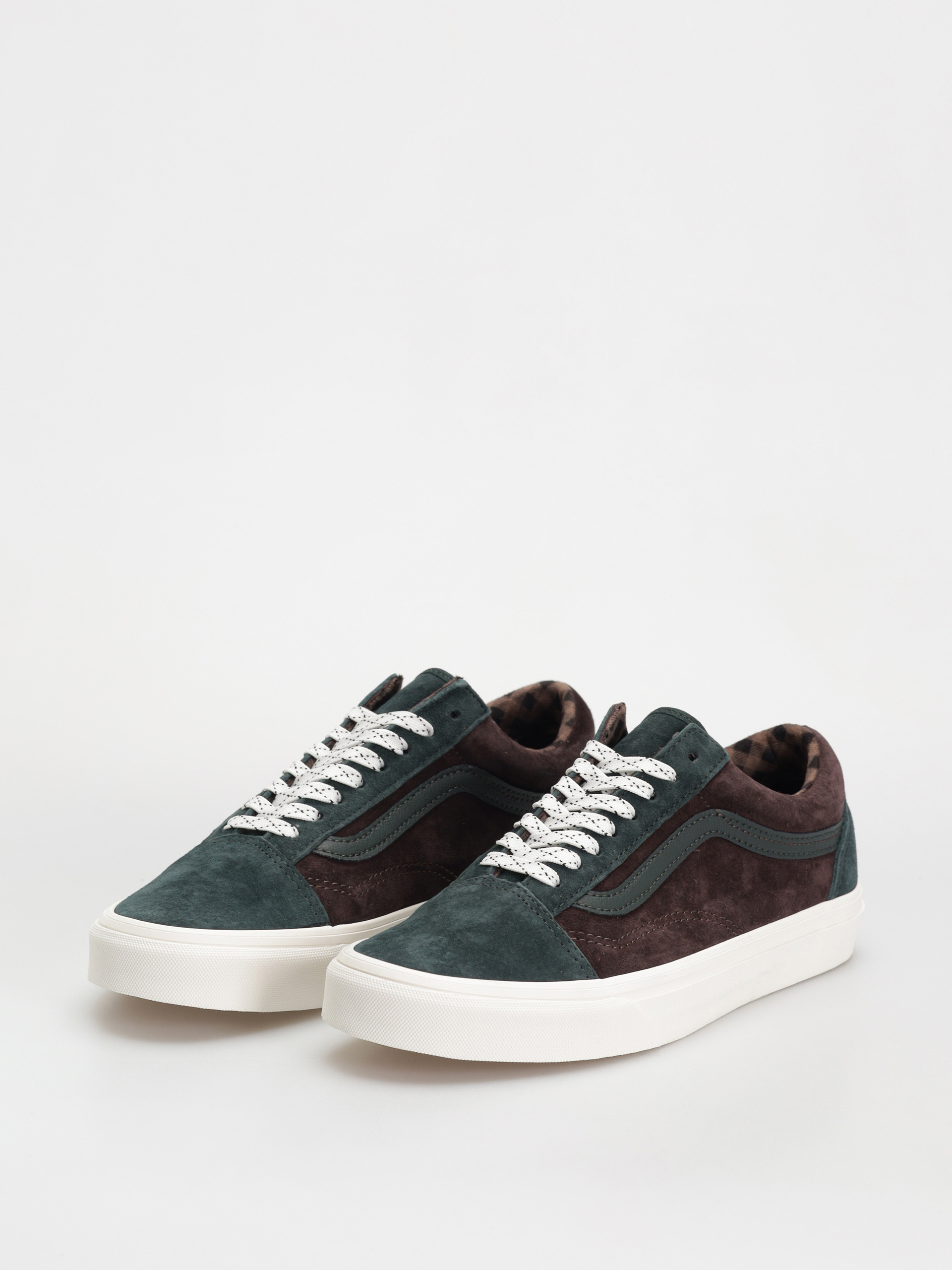 Обувки Vans Old Skool (pig suede plaid scarab)