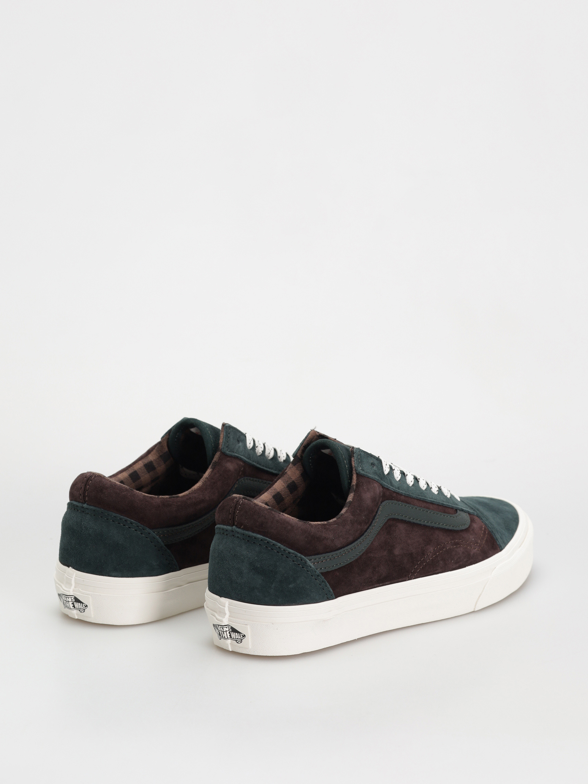 Обувки Vans Old Skool (pig suede plaid scarab)