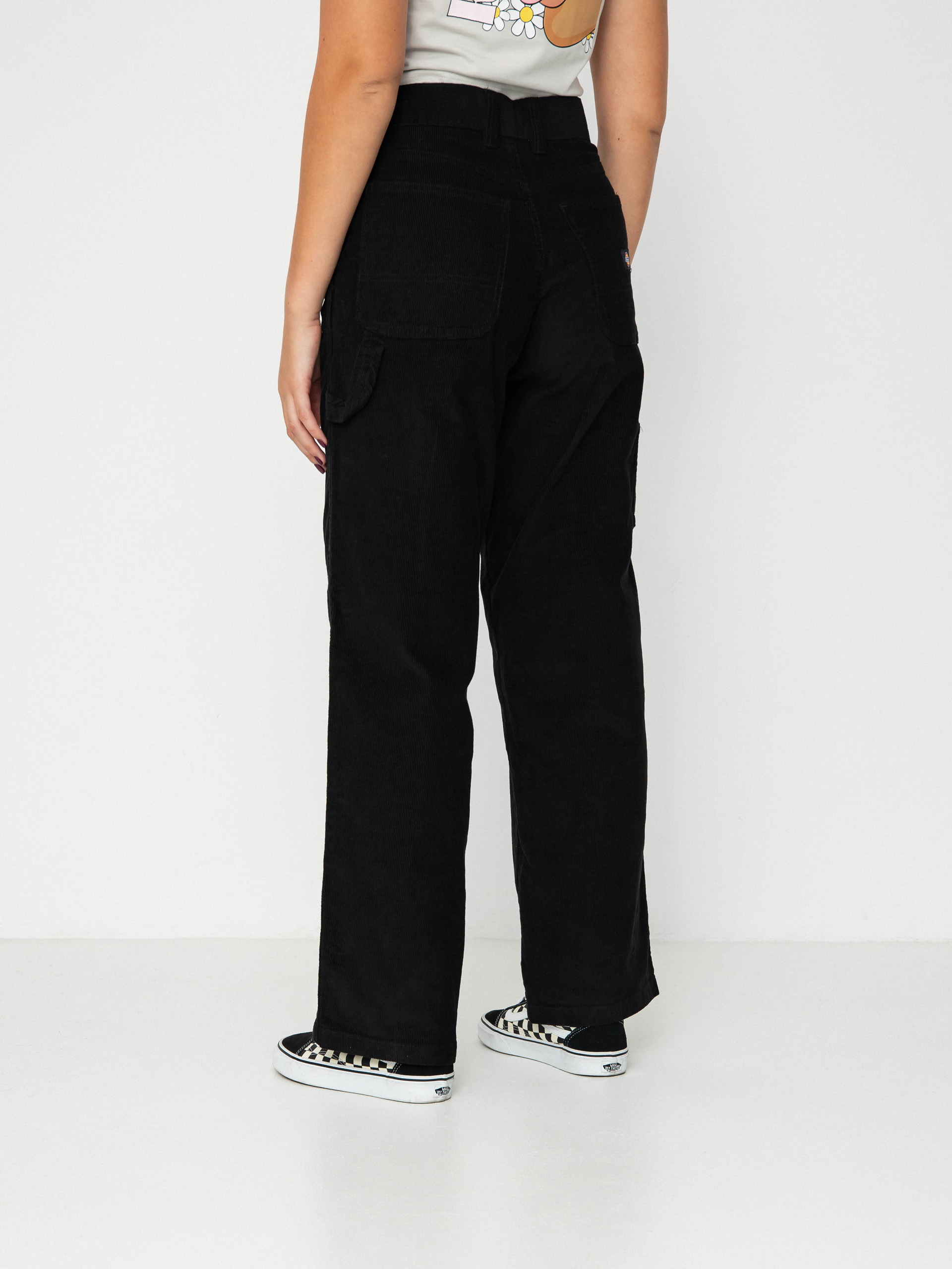 Панталони Dickies Corduroy Carpenter Wmn (black)