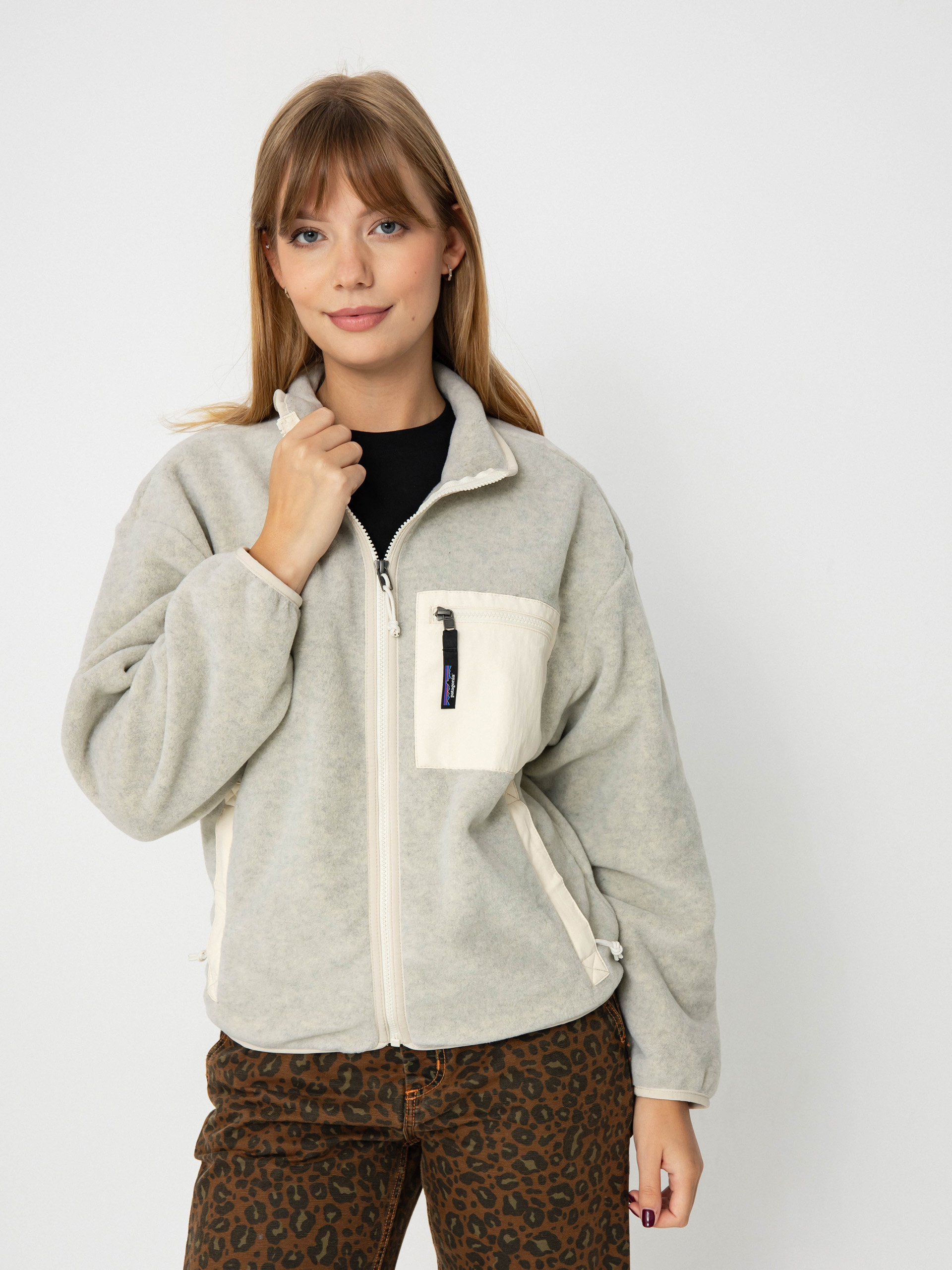 Яке Patagonia Synch Wmn (oatmeal heather w/natural)