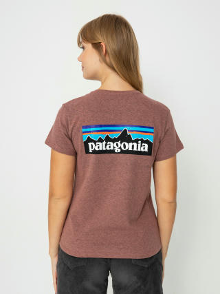 Тениска Patagonia P-6 Logo Responsibili Wmn (dulse mauve)