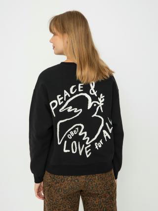 Суитшърт OBEY Peace Dove Wmn (digital black)