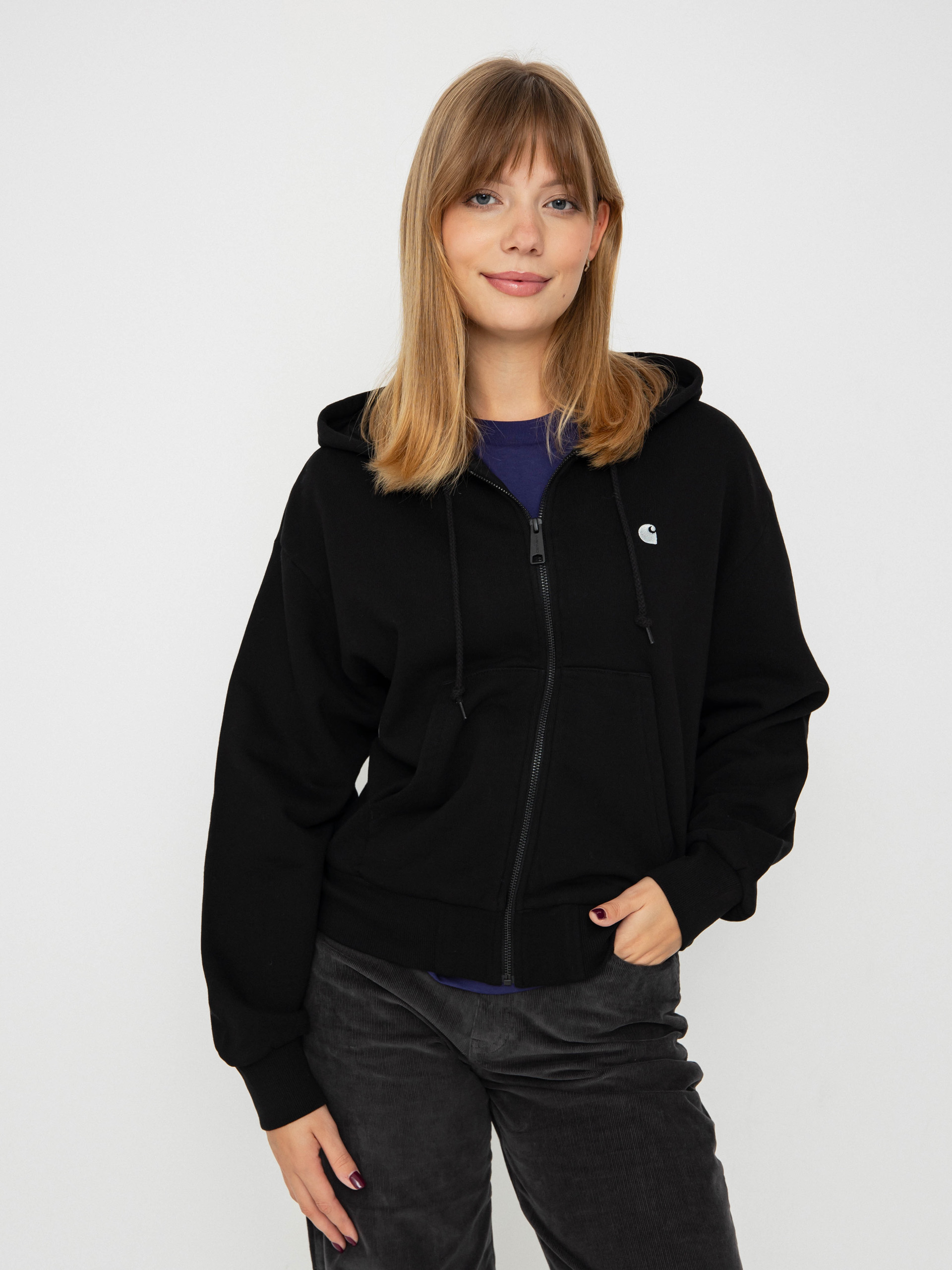 u0421u0443u0438u0442u0448u044au0440u0442 u0441 u043au0430u0447u0443u043bu043au0430 Carhartt WIP Casey ZHD Wmn (black/silver)