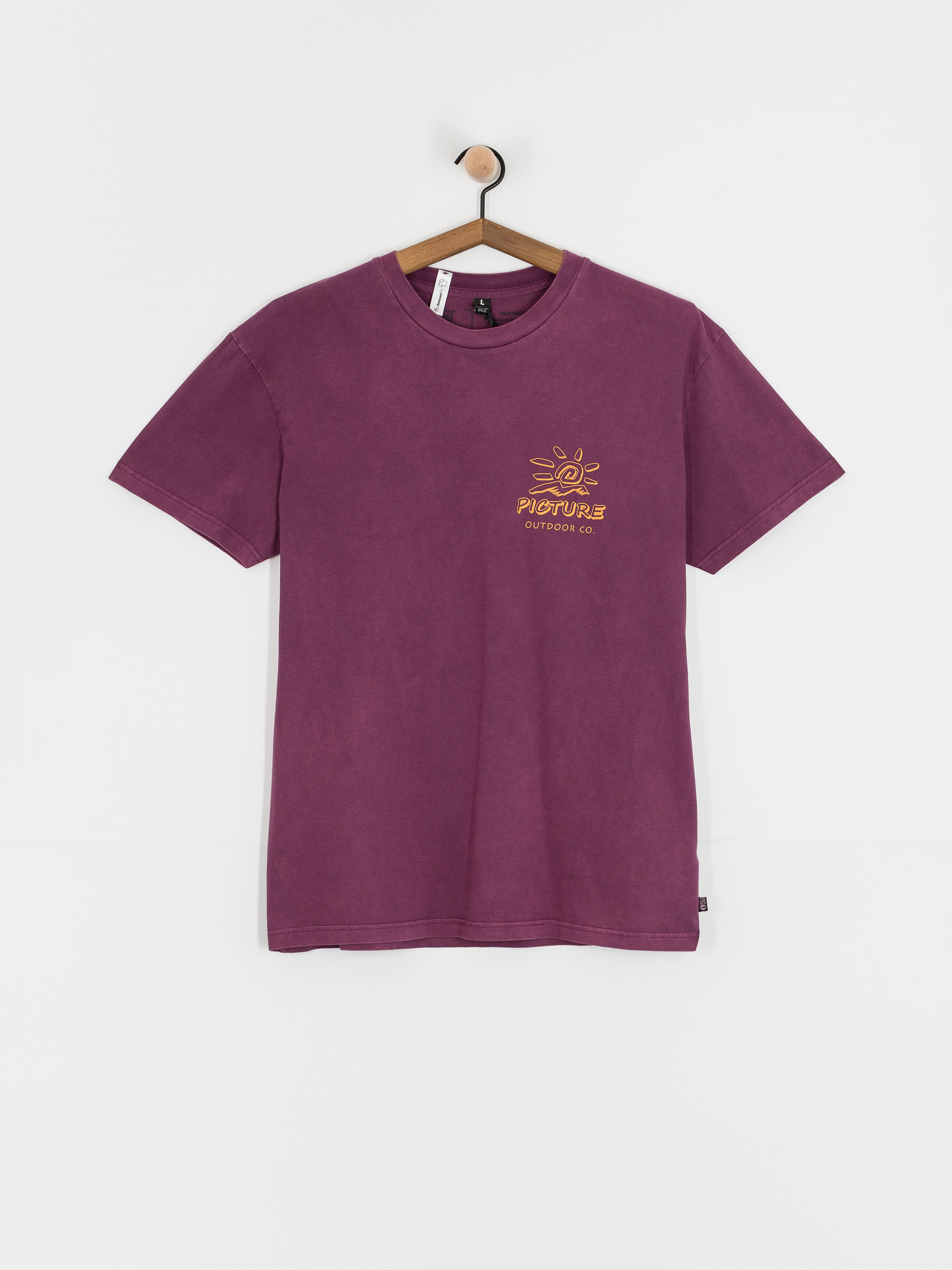 Тениска Picture Koleoh (purple wine washed)