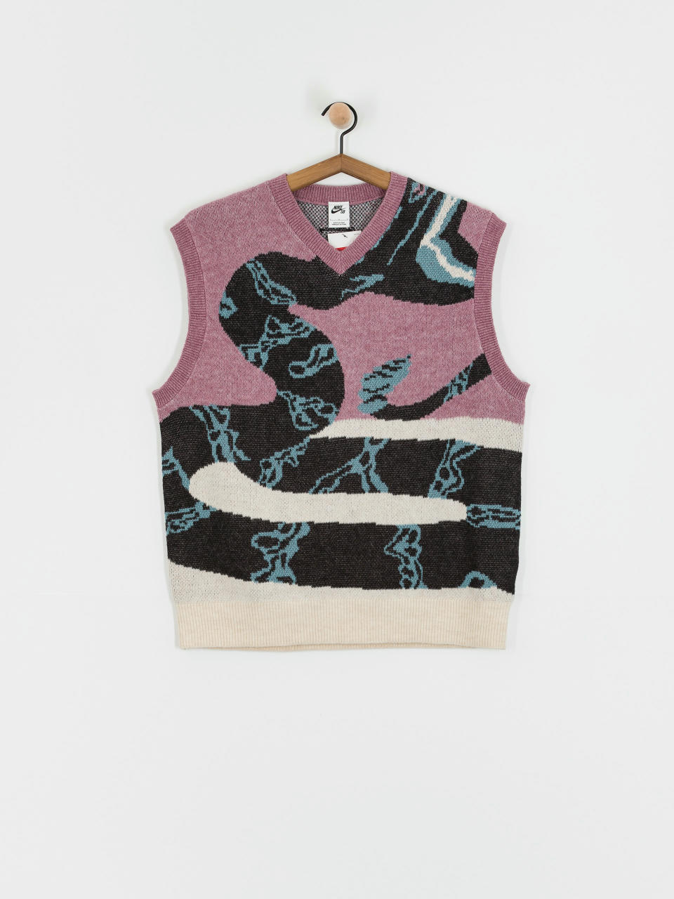 Елек Nike SB SL Sweater Snake (plum dust/lt orewood brn/black)