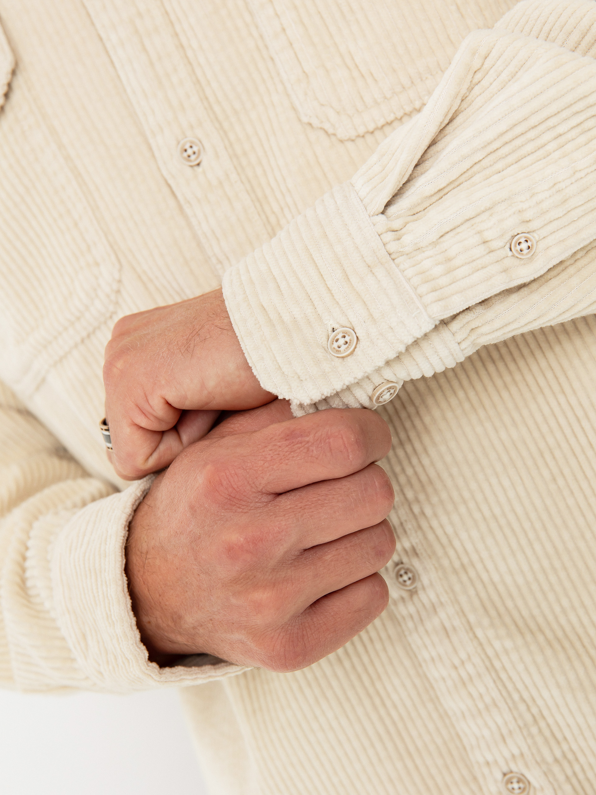 Риза Iriedaily Bubble Cord (ecru)