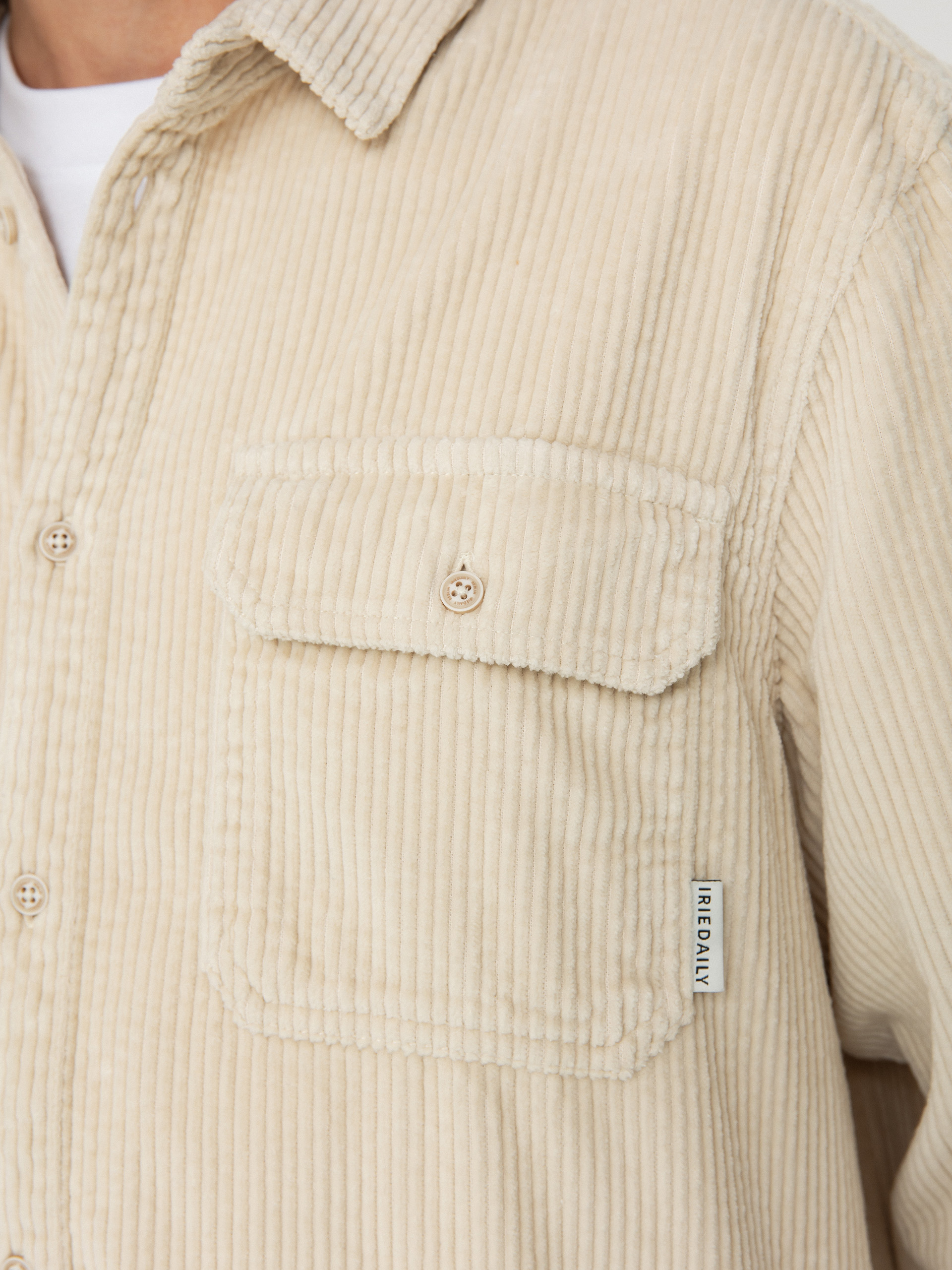Риза Iriedaily Bubble Cord (ecru)