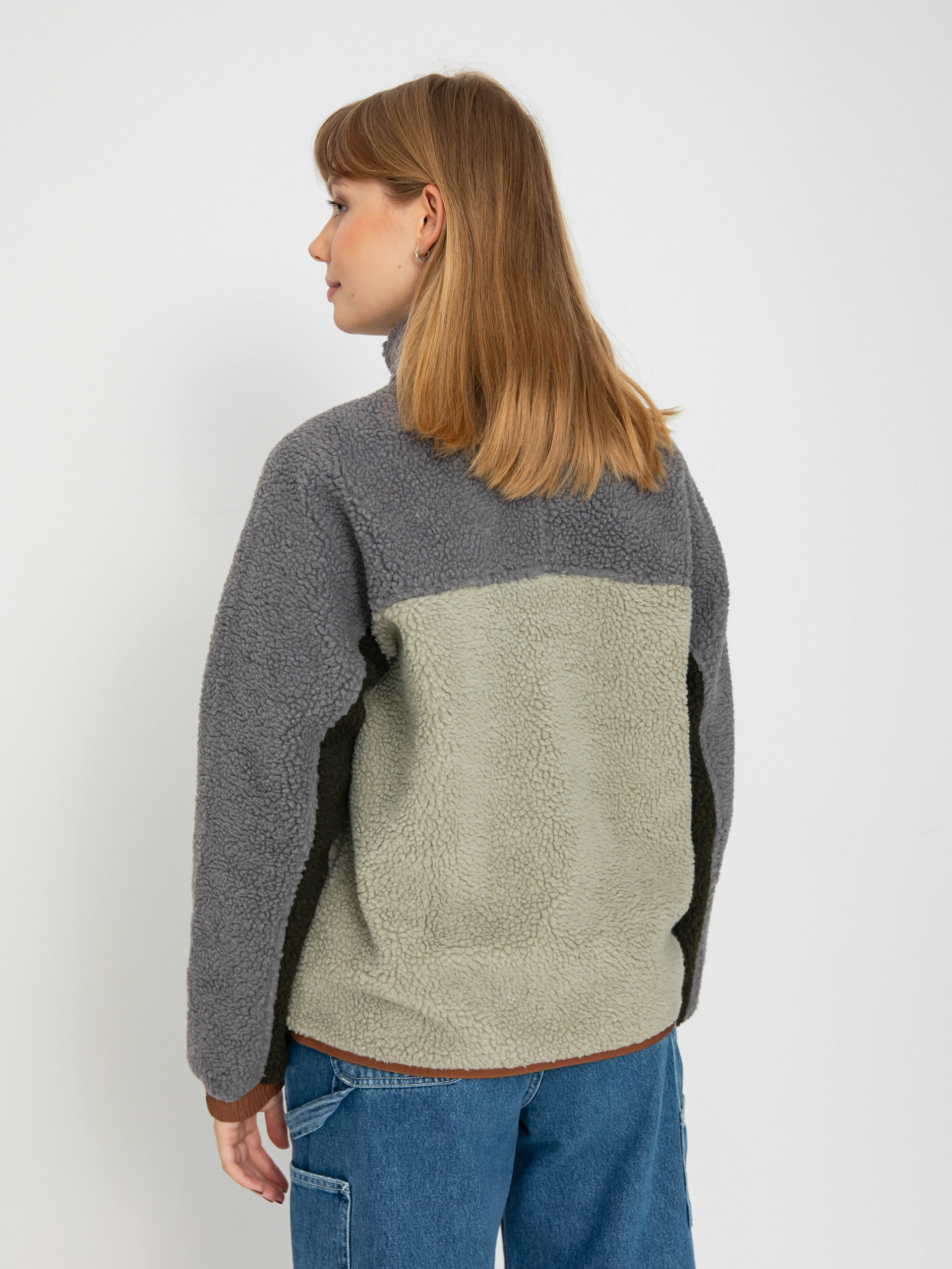 Поларени суитшърт Kavu Pinesdale (verde canyon)