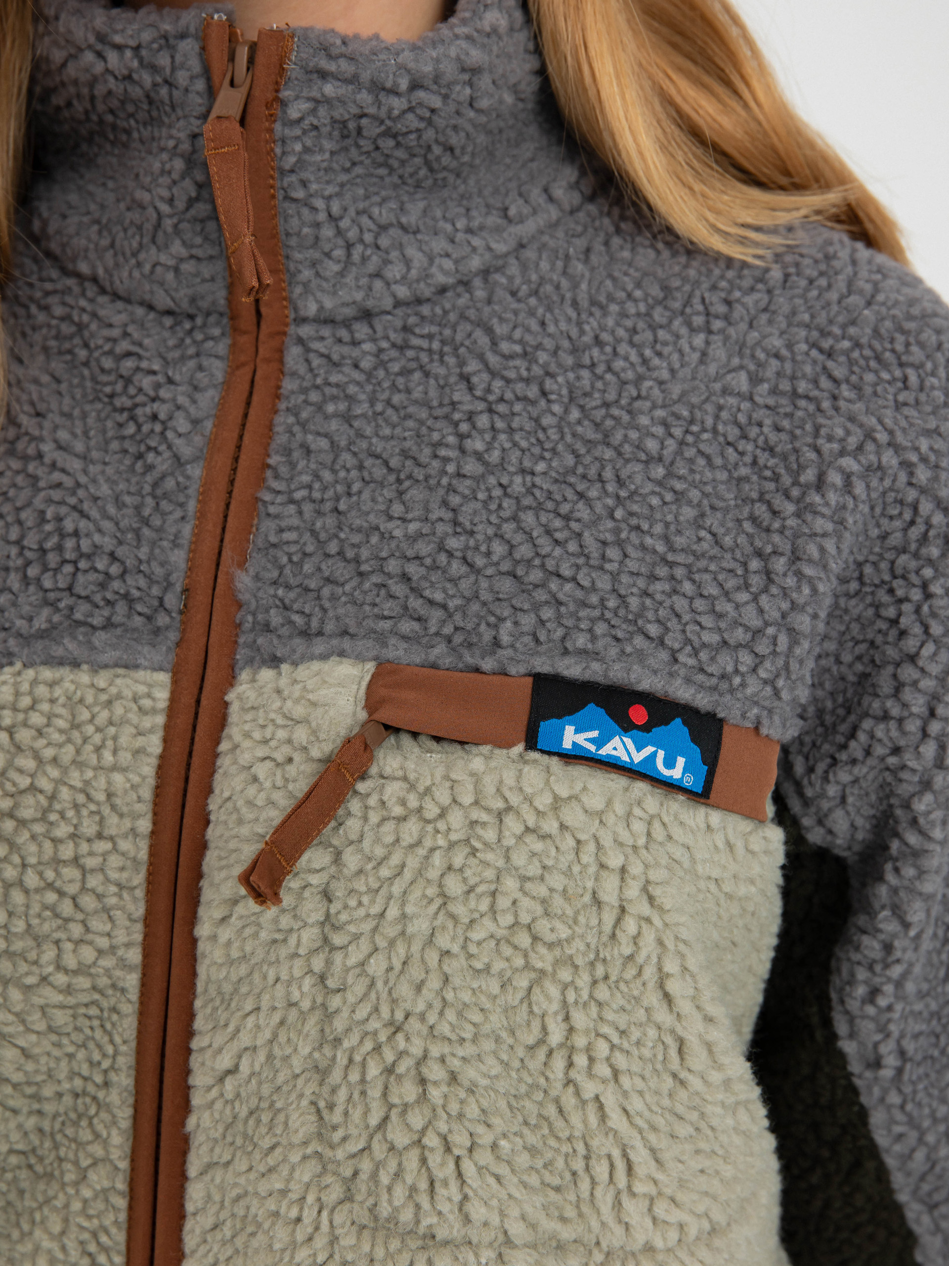 Поларени суитшърт Kavu Pinesdale (verde canyon)