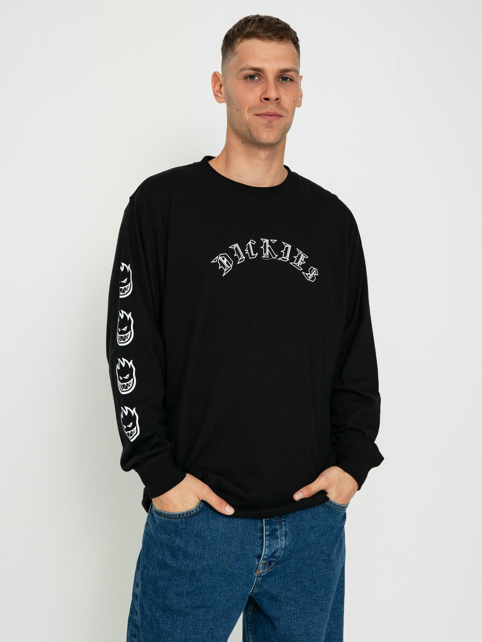 Блуза Dickies X Spitfire Long Sleeve (black)