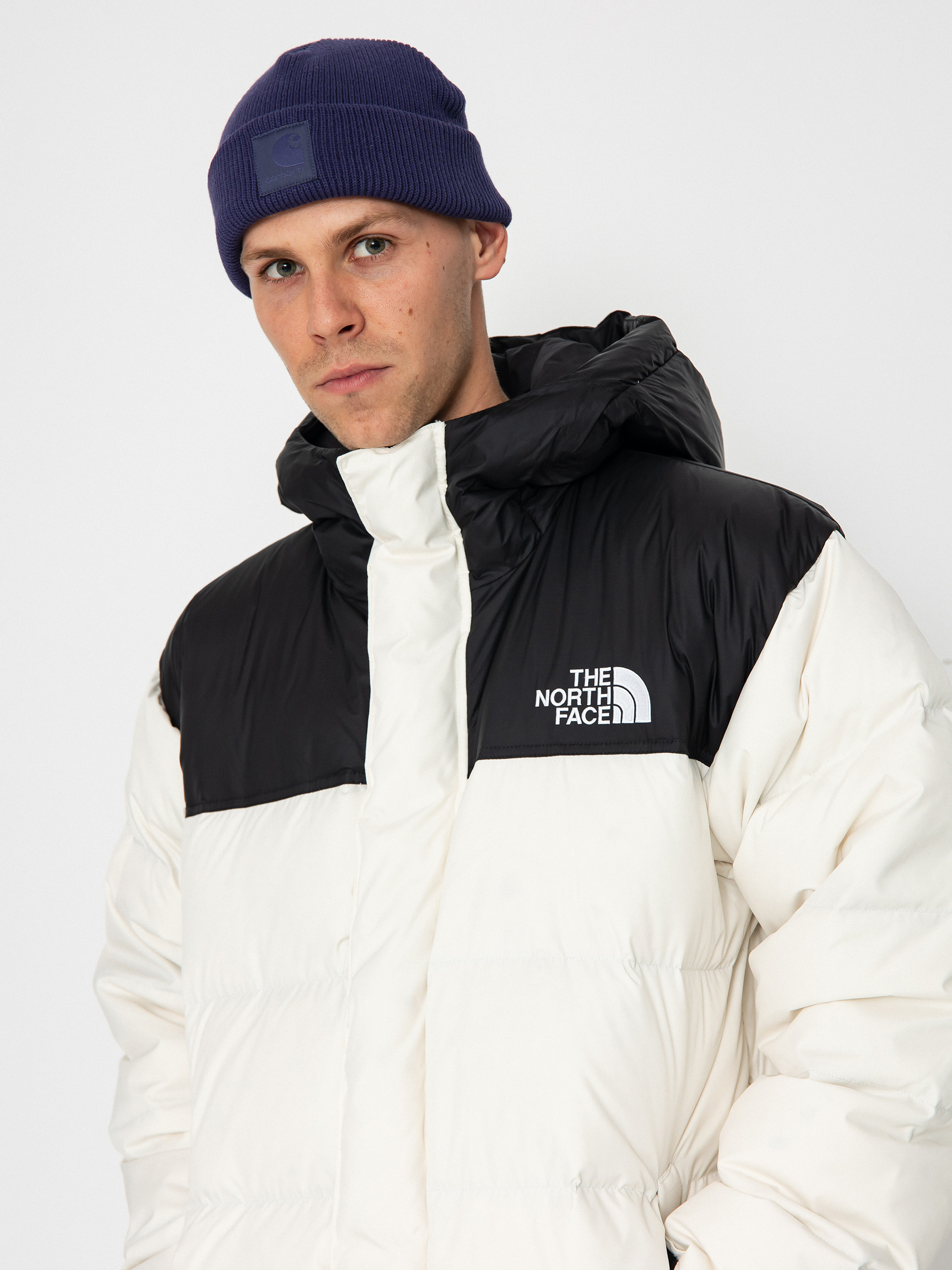 Яке The North Face Nuptse Parka (white dune/tnf black)