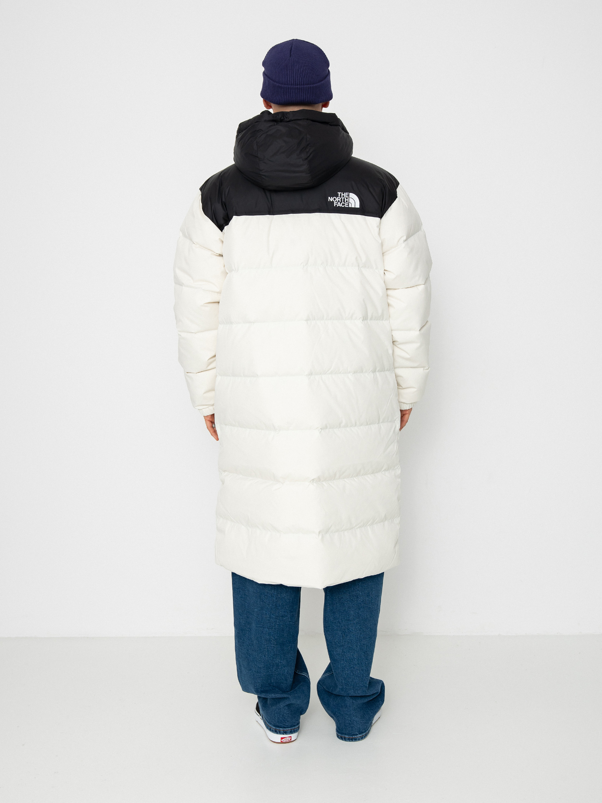 Яке The North Face Nuptse Parka (white dune/tnf black)
