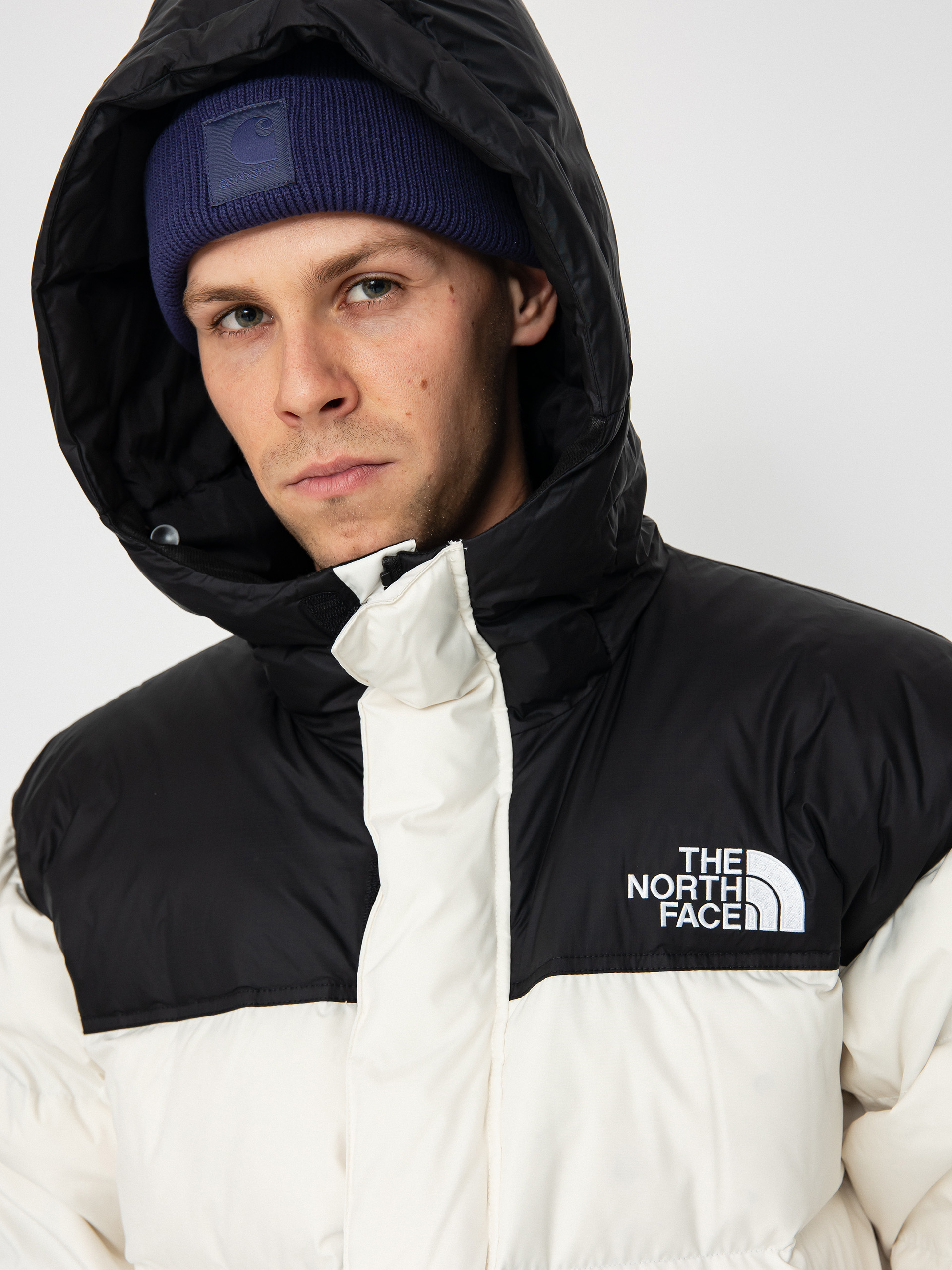Яке The North Face Nuptse Parka (white dune/tnf black)