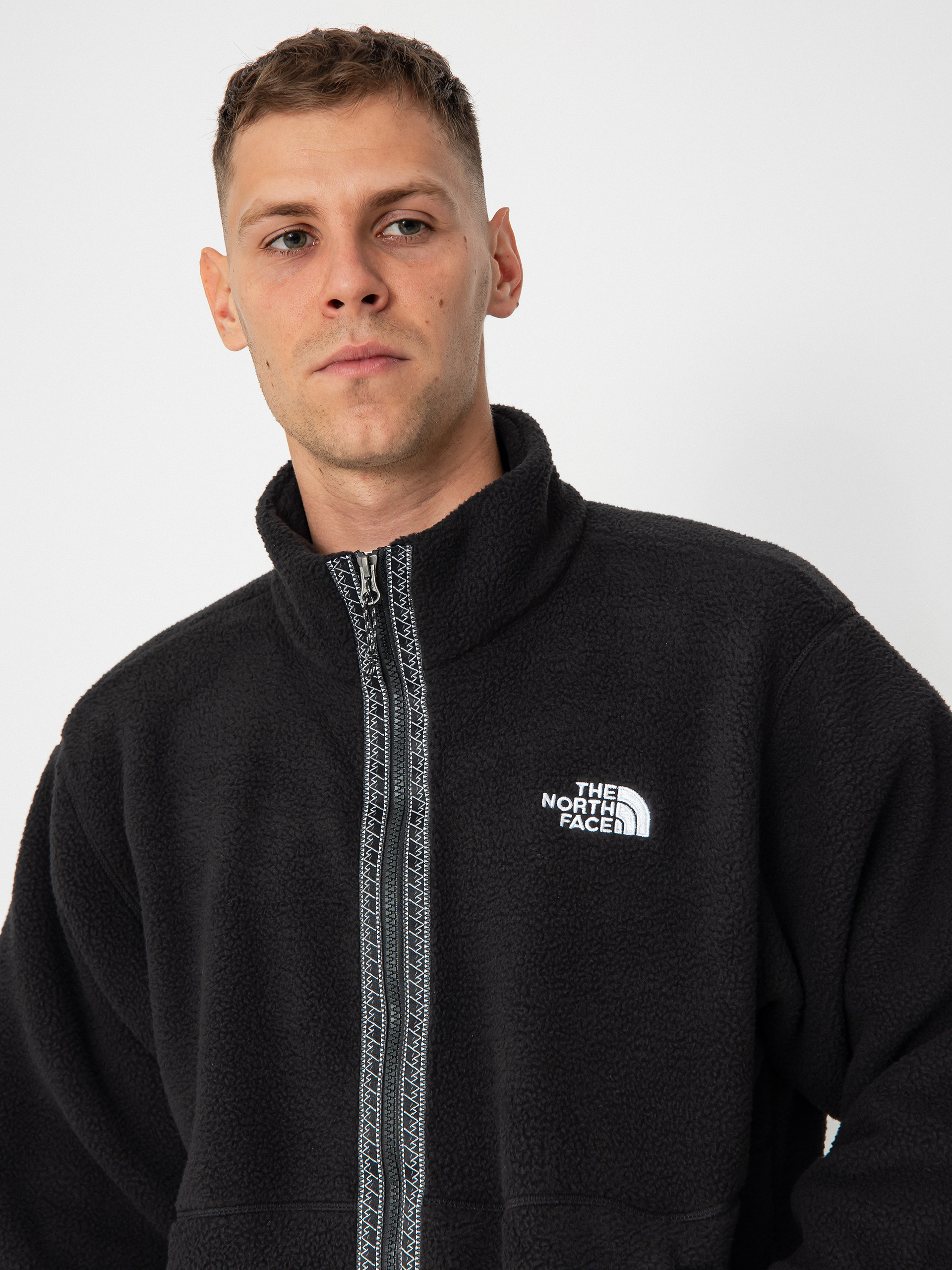 Мъжки Поларени суитшърт The North Face Tnf Fleeski FZ (tnf black)