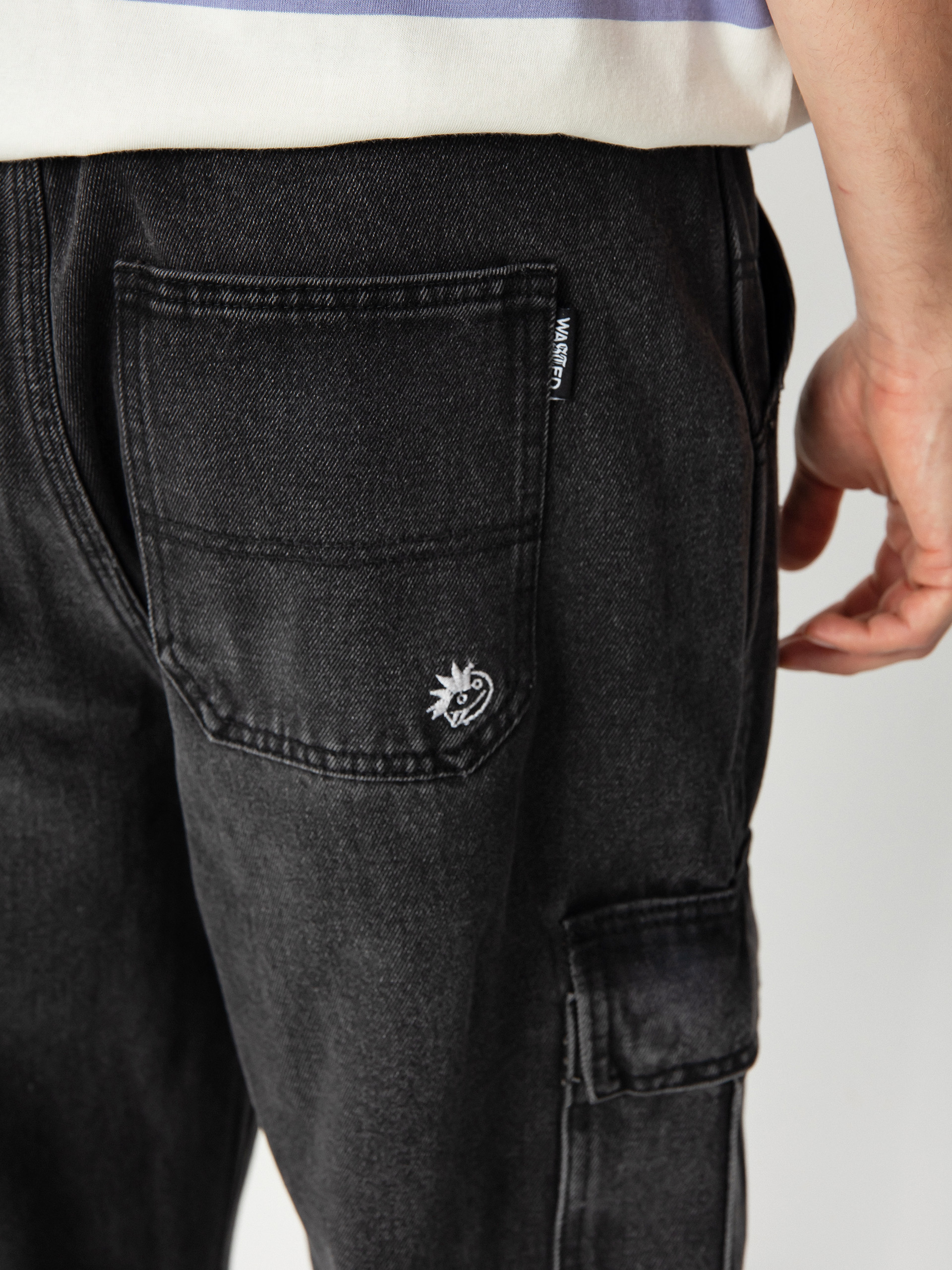 Панталони Wasted Paris Acid Creager (faded black)