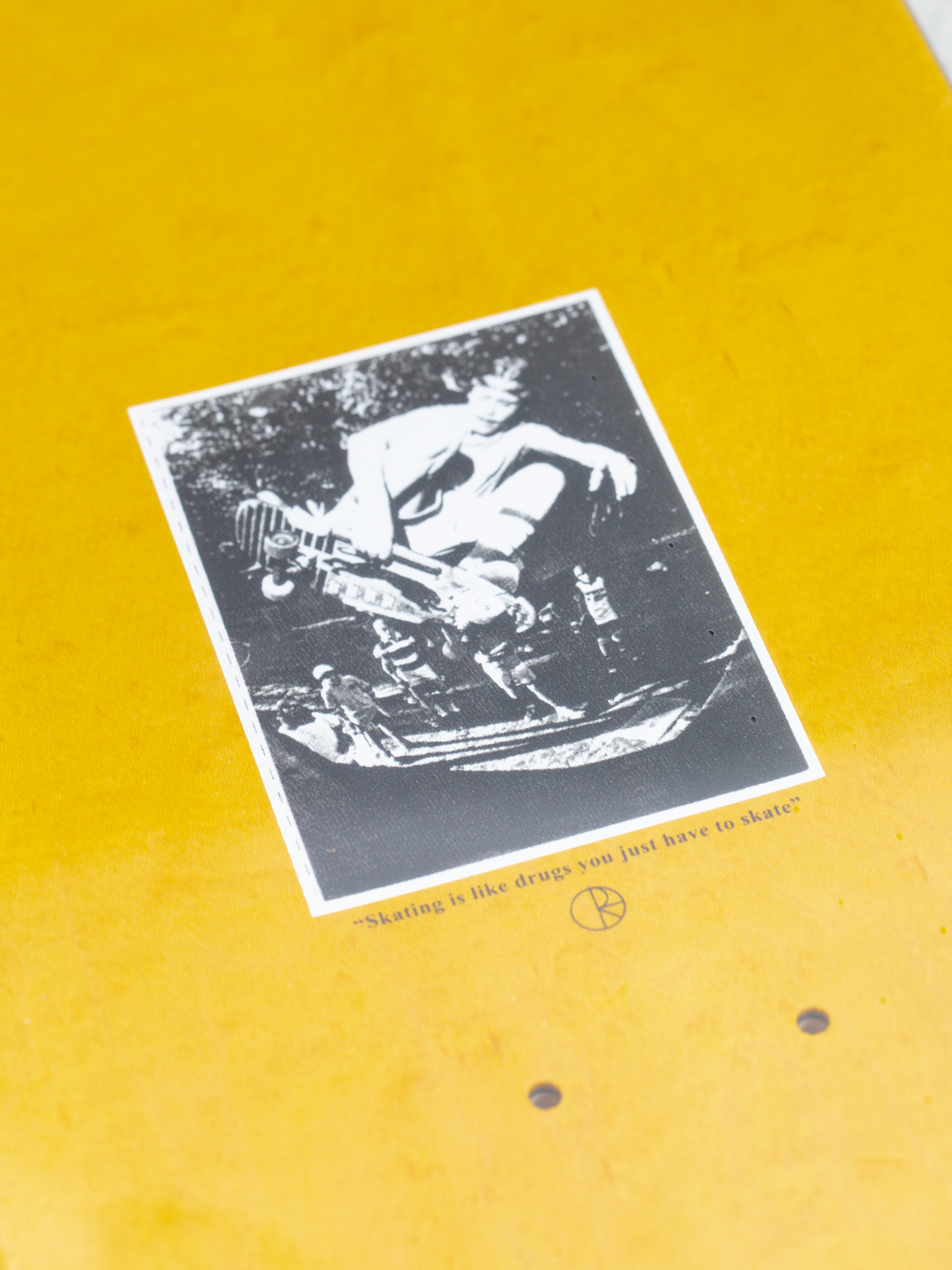 Дъска Polar Skate David Stenstrom Tape and Panther Veneer (yellow/black)