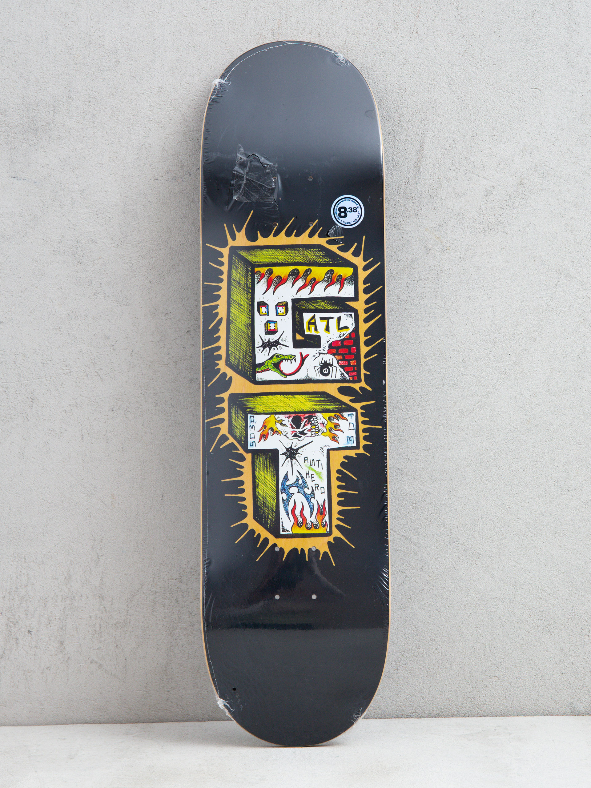 u0414u044au0441u043au0430 Antihero Grant Stacked (black/yellow)