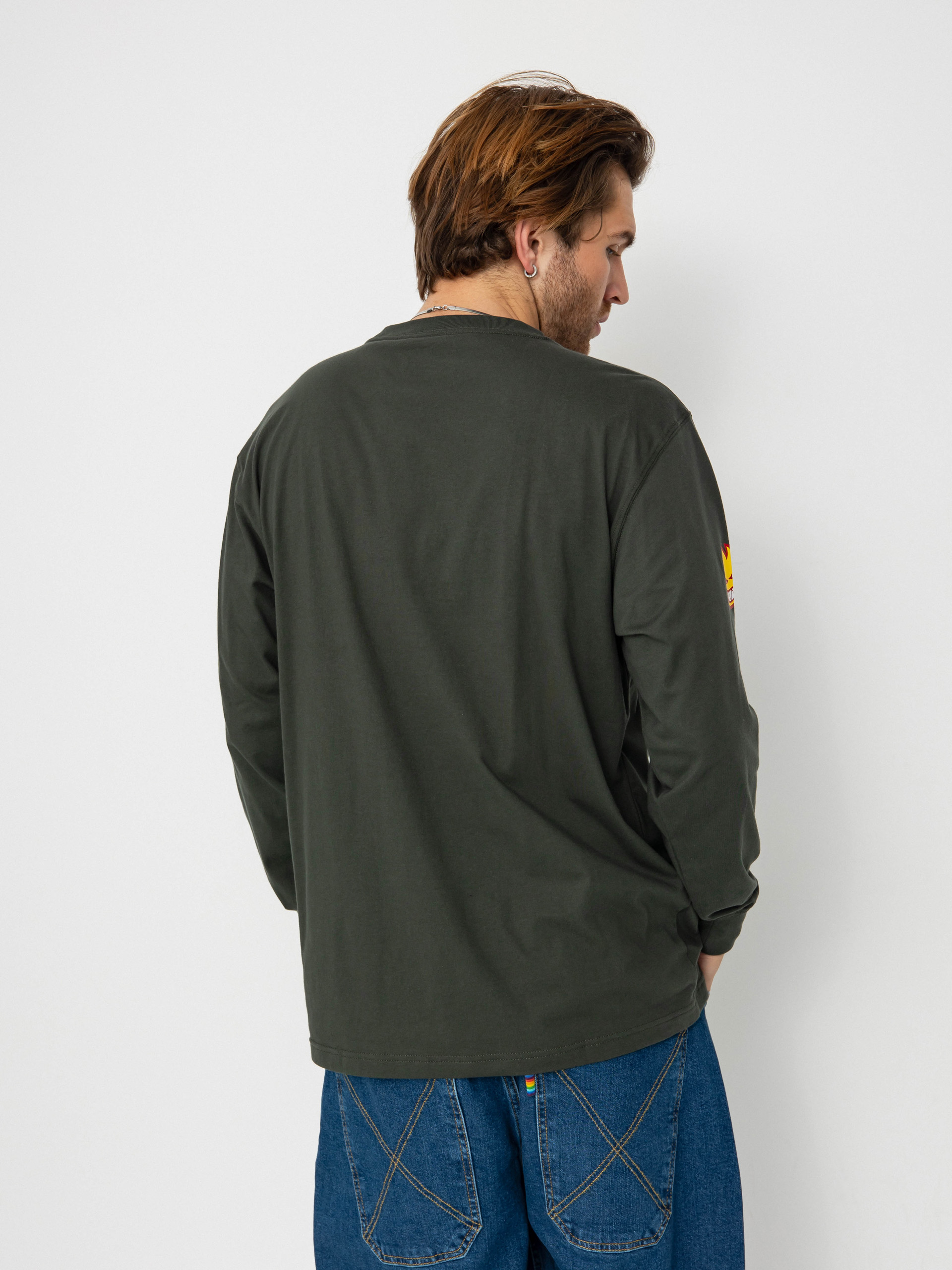 Блуза Dickies X Spitfire Long Sleeve (olive green)