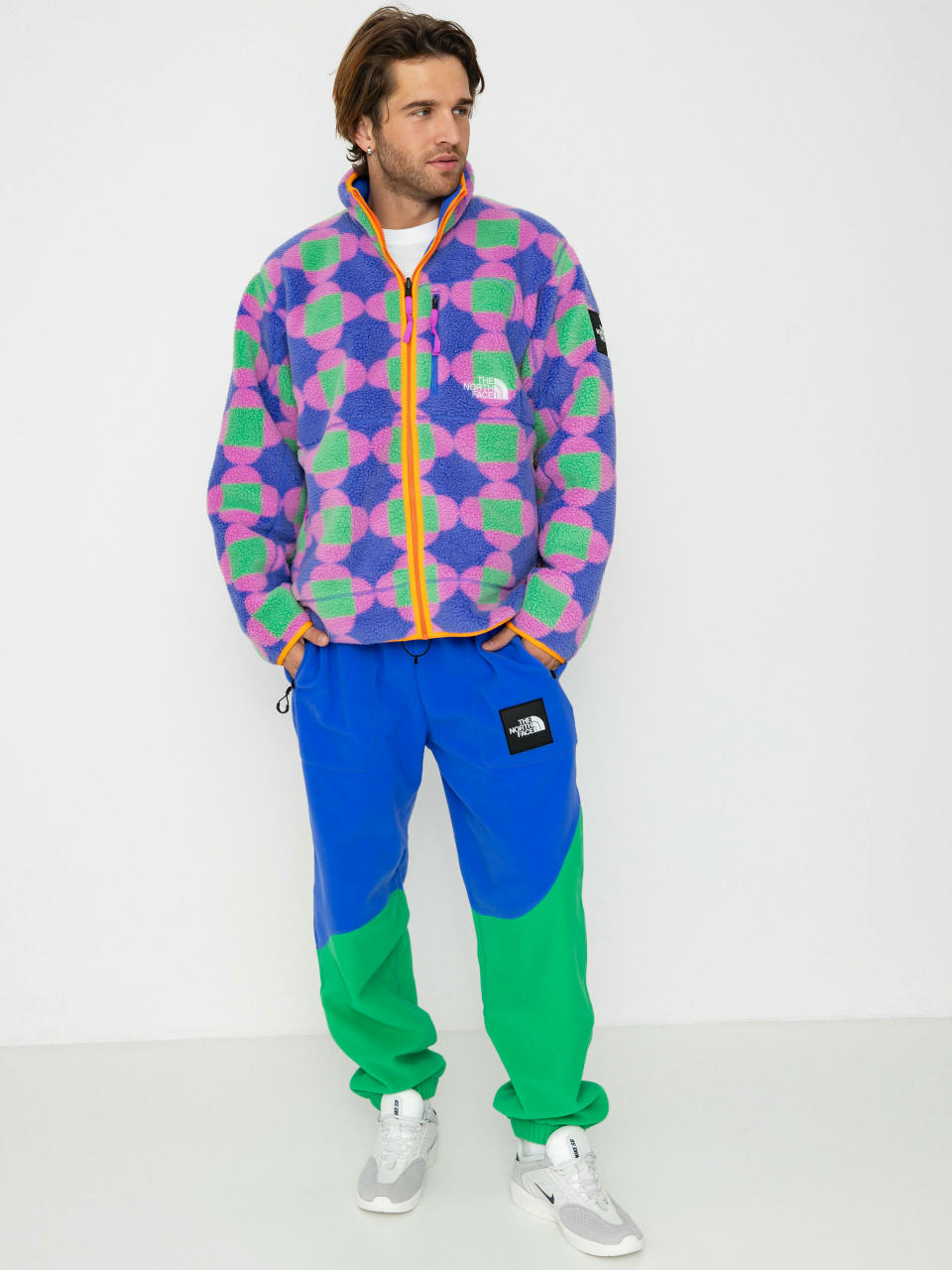 Яке The North Face X Yinka Ilori Reversible Fleece (solar blue lets blossom)