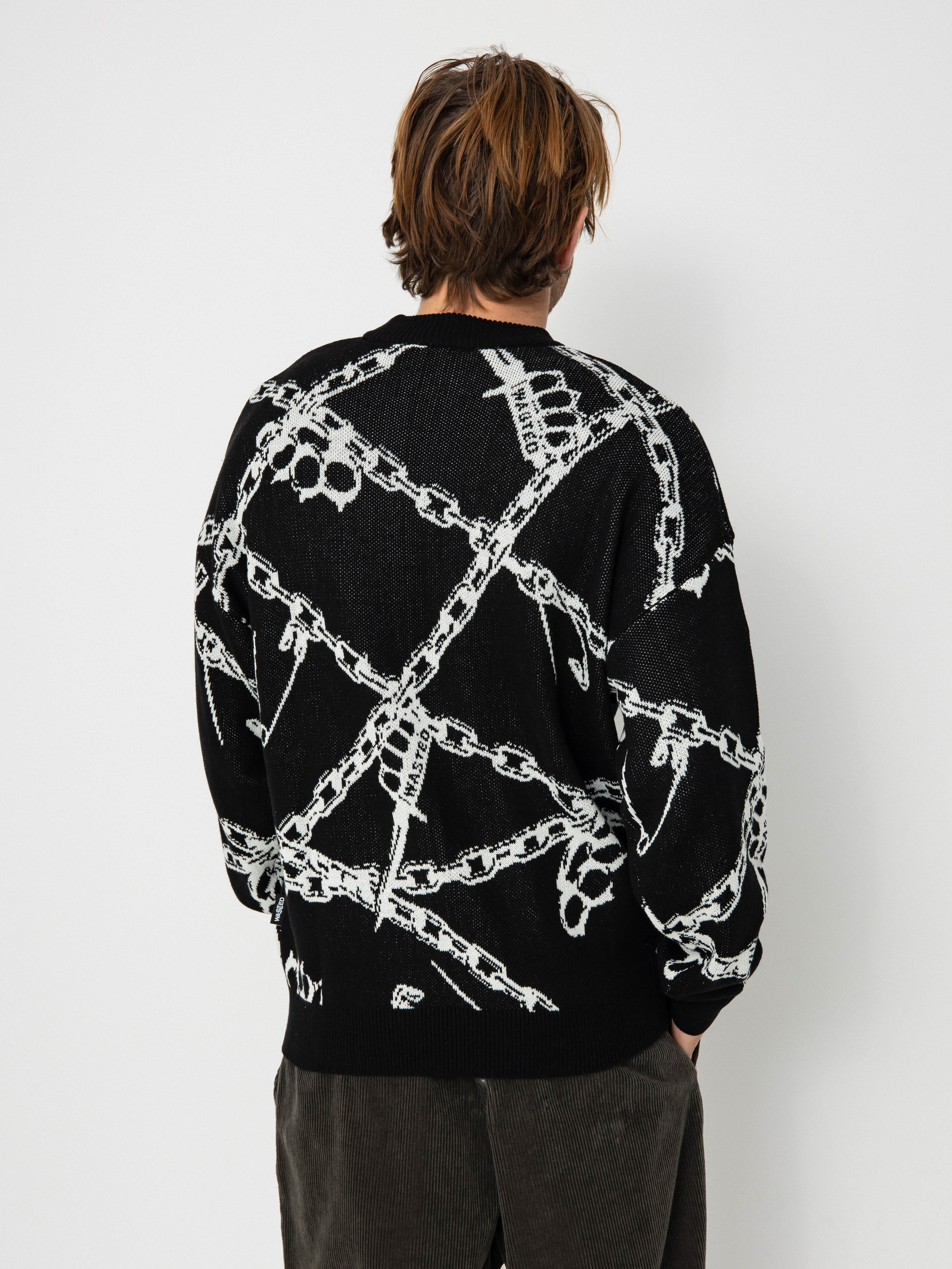 Пуловер Wasted Paris Knuckles (black/white)