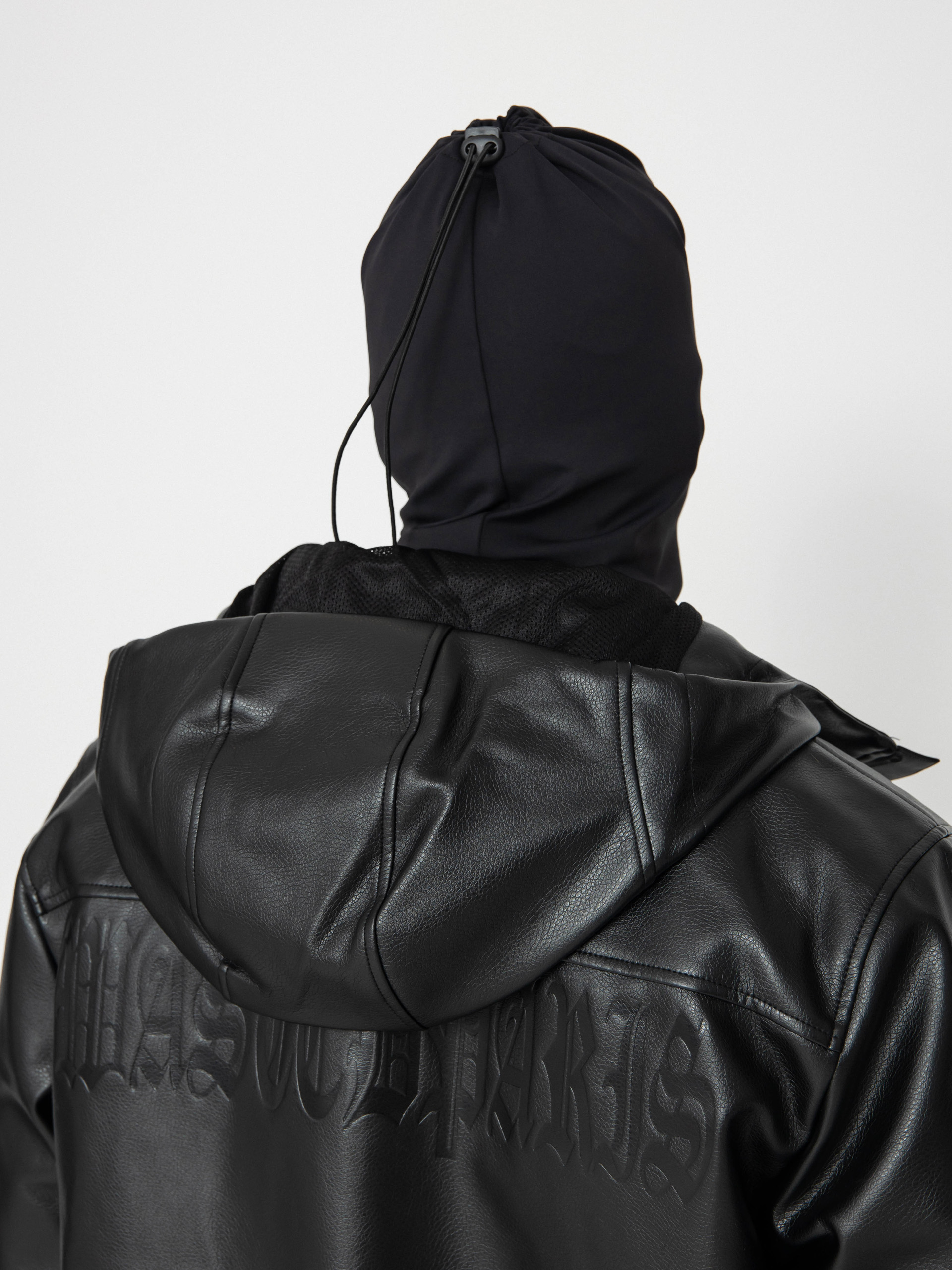 Яке Wasted Paris Kingdom Faux Leather Windbreaker (black)