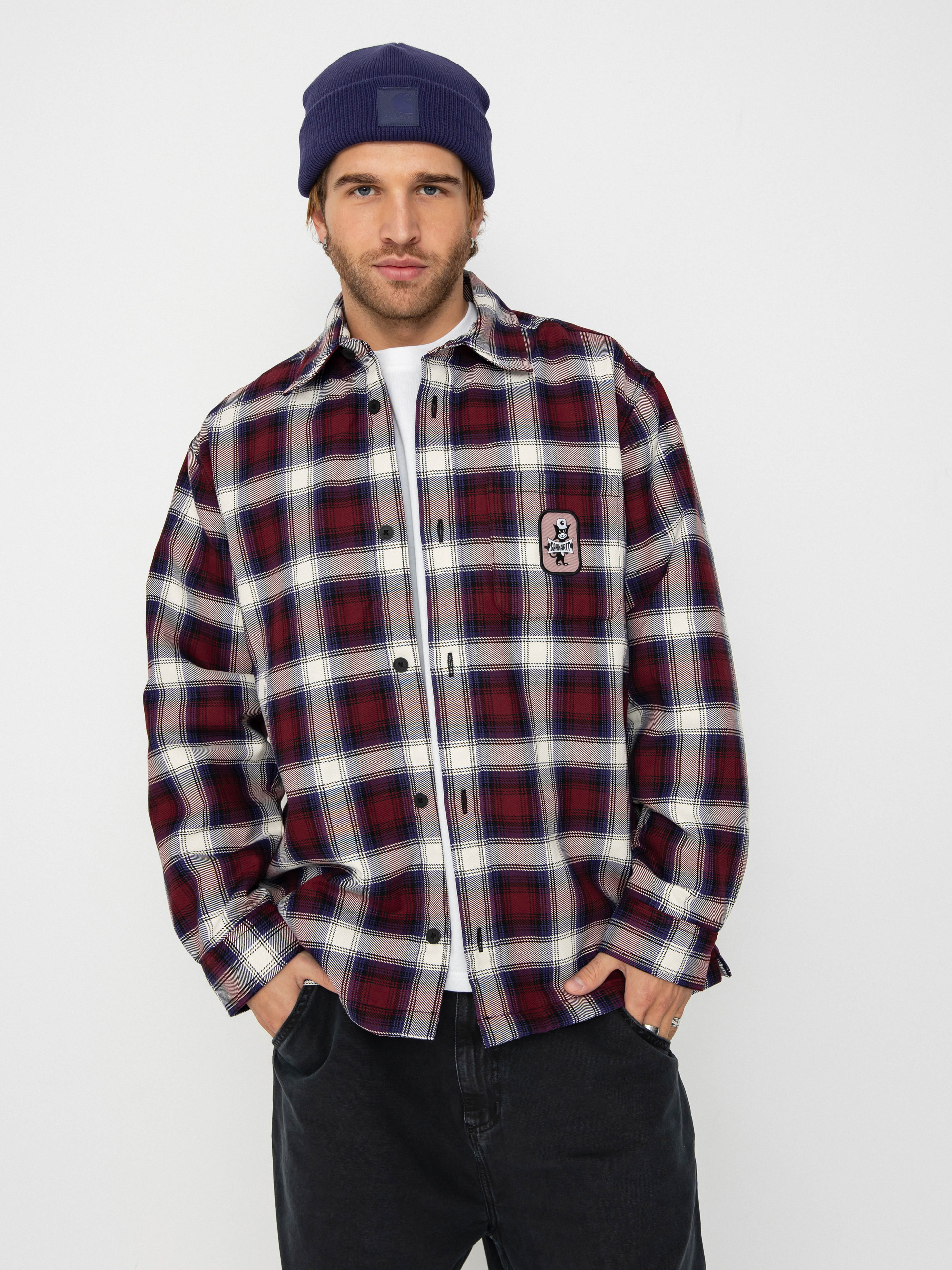 u042fu043au0435 Carhartt WIP Monahan (monahan check/malbec)