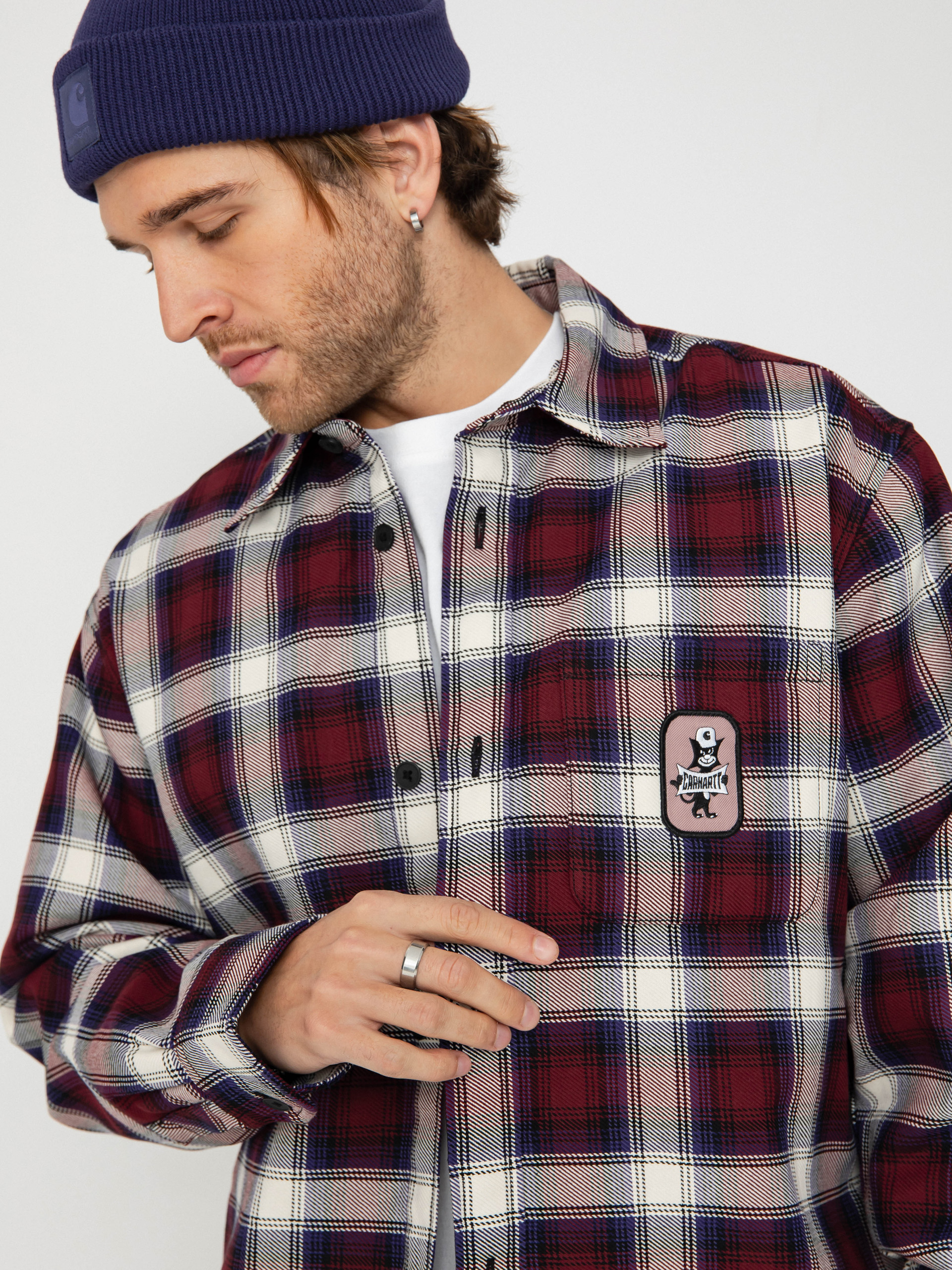 Яке Carhartt WIP Monahan (monahan check/malbec)