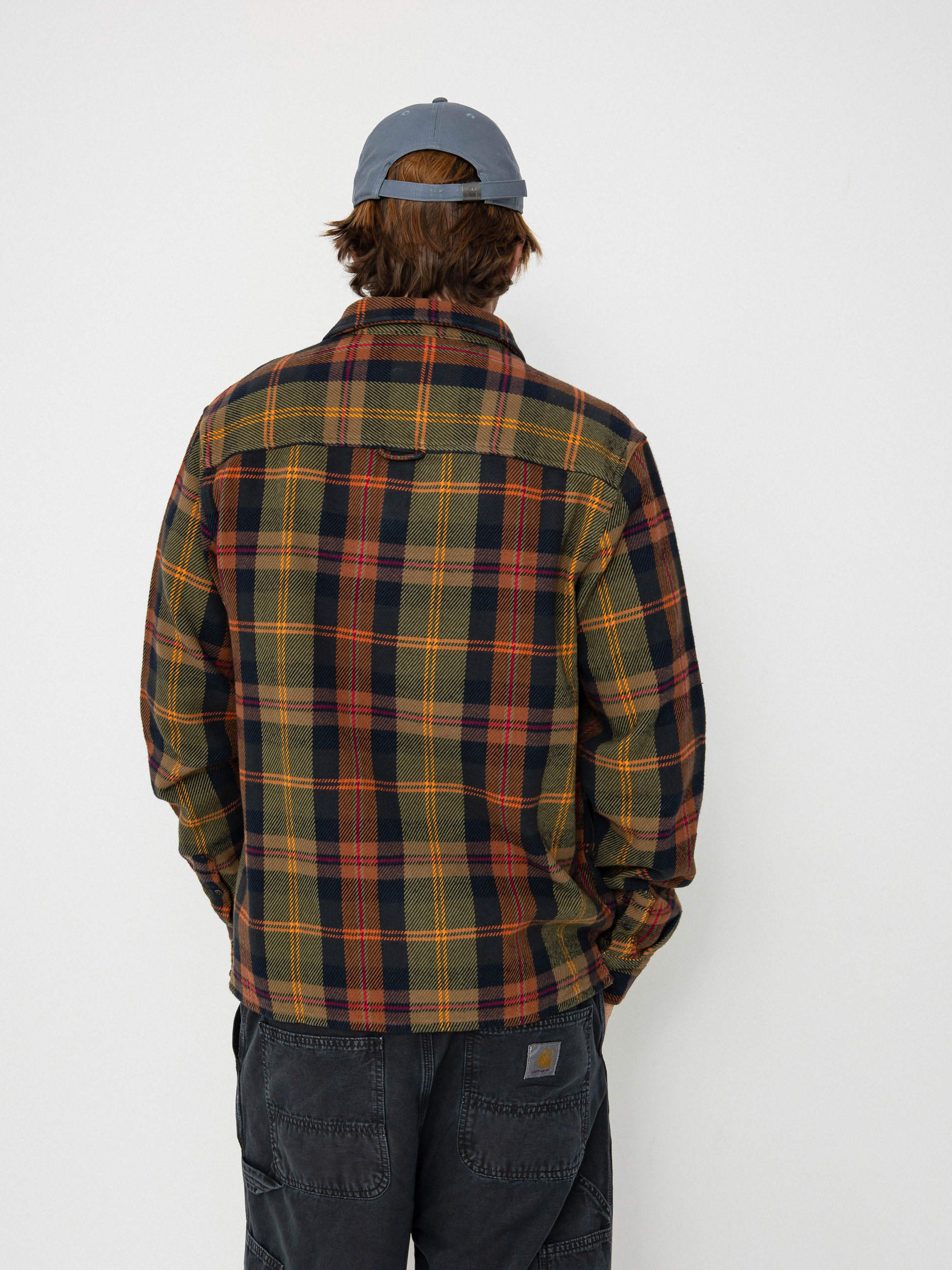 Риза Iriedaily Chillax Lumber (navy brown)