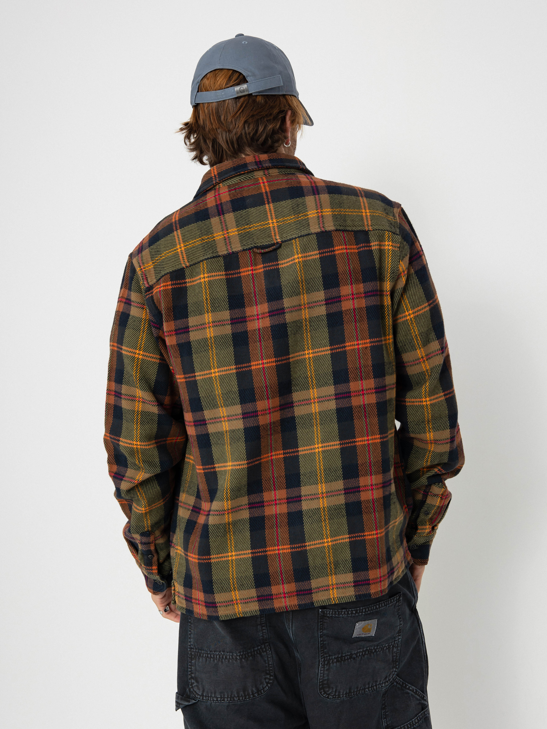 Риза Iriedaily Chillax Lumber (navy brown)