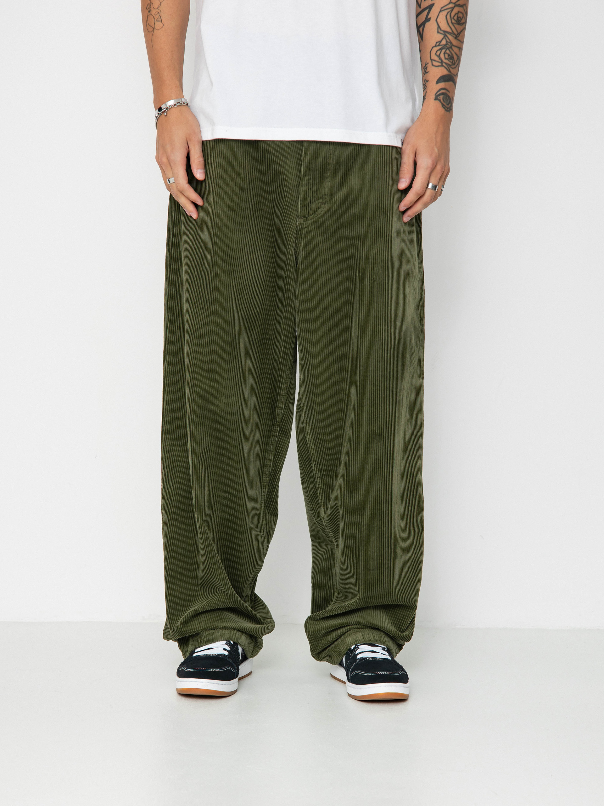 u041fu0430u043du0442u0430u043bu043eu043du0438 Polar Skate Big Boy Cord (uniform green)