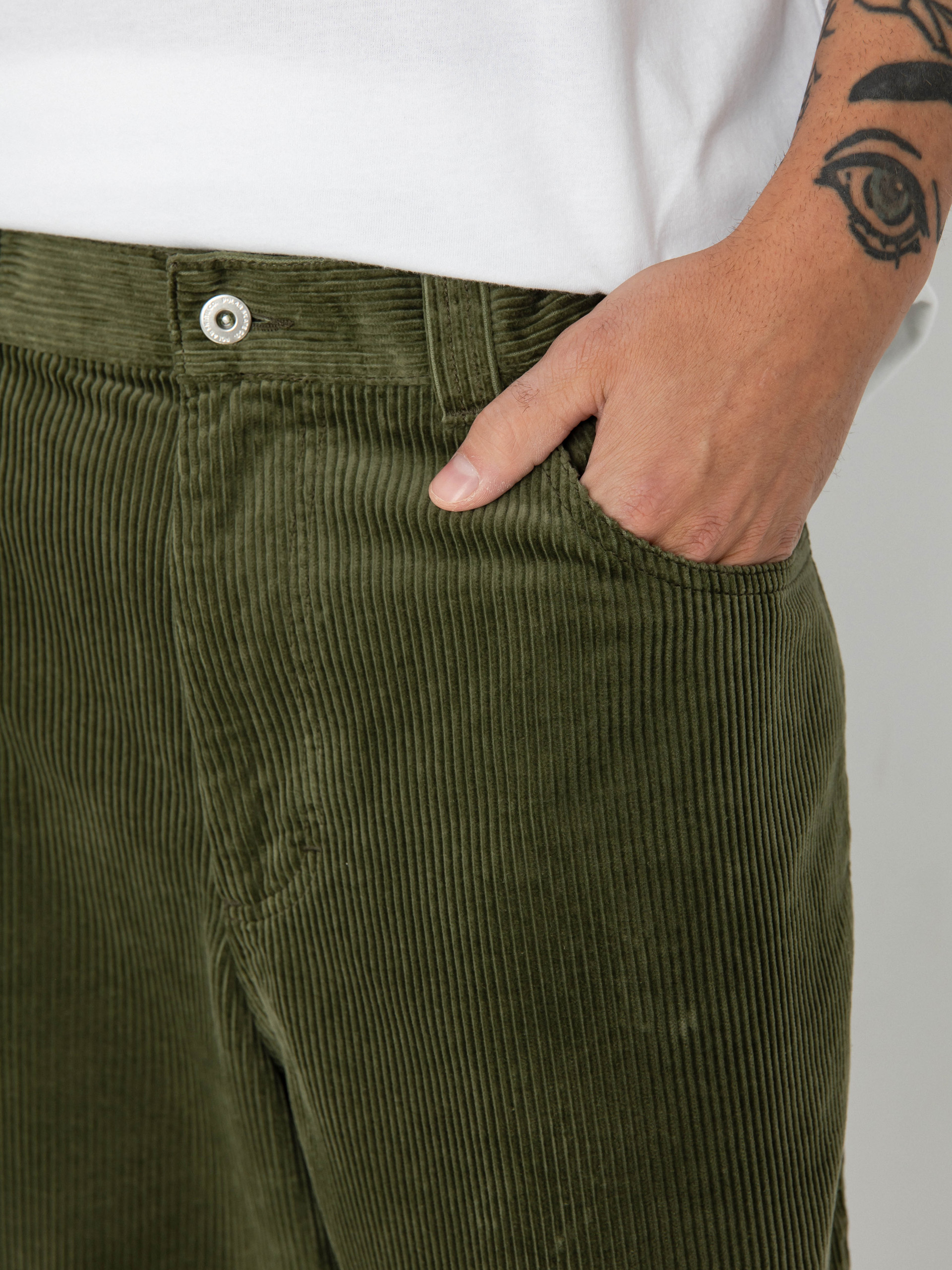 Панталони Polar Skate Big Boy Cord (uniform green)