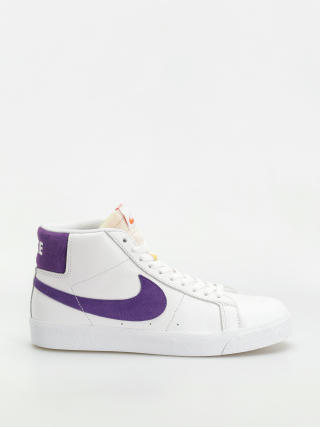 Обувки Nike SB Zoom Blazer Mid (white/court purple white gum light brown)