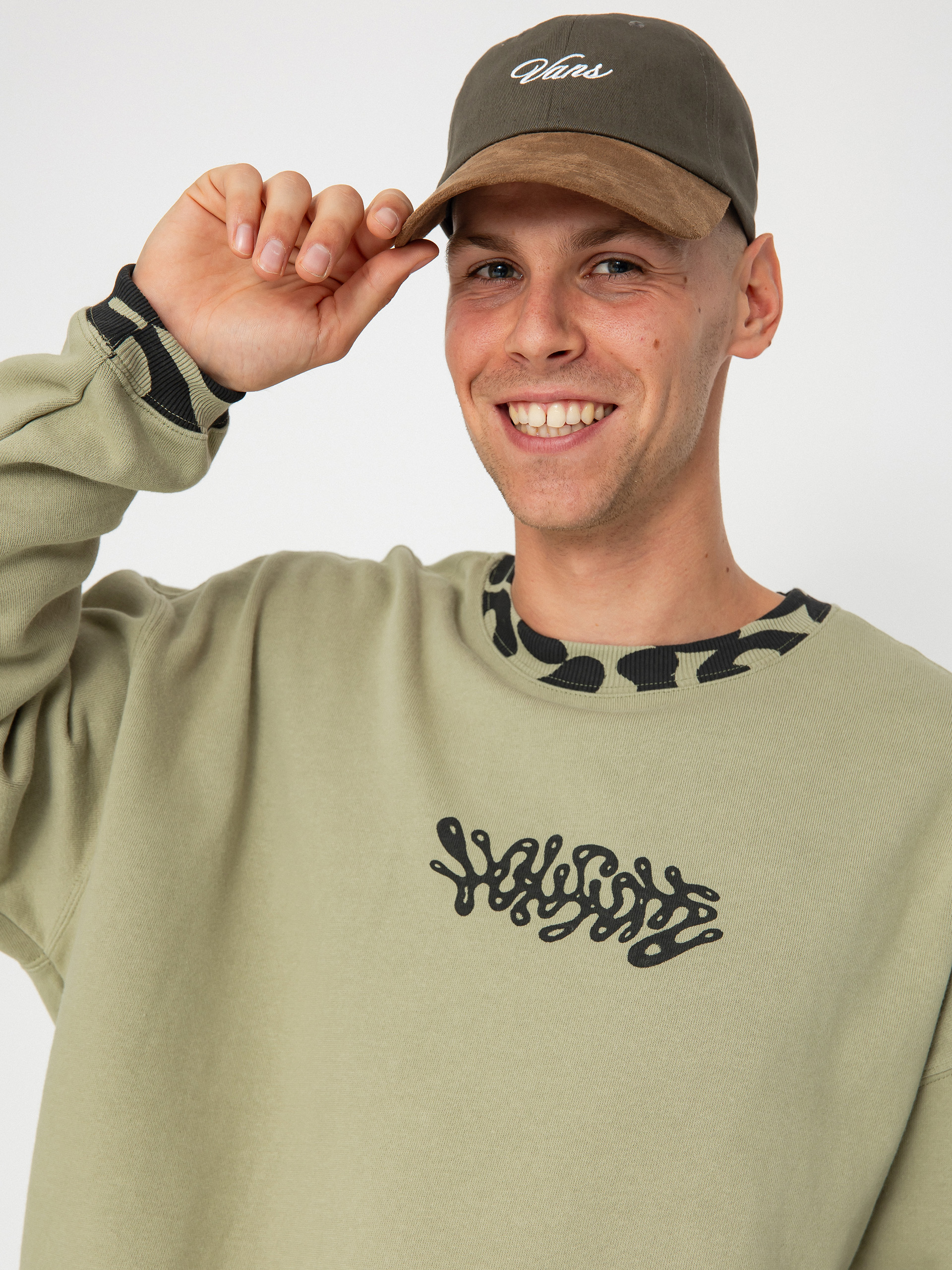 Суитшърт Volcom Fa Zephyr Crew (green tea)