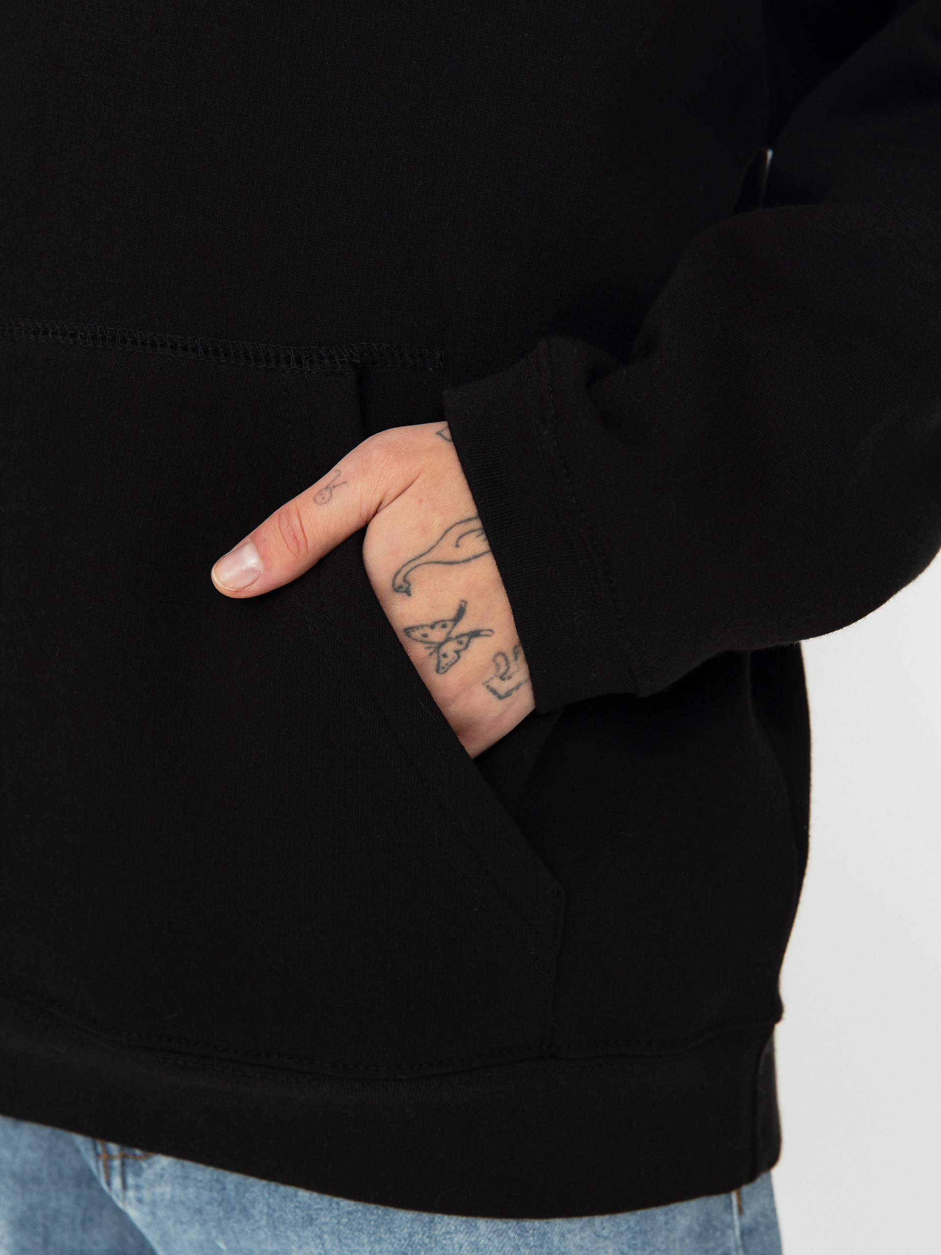 Суитшърт с качулка Volcom Stone Heart Up HD Wmn (black)