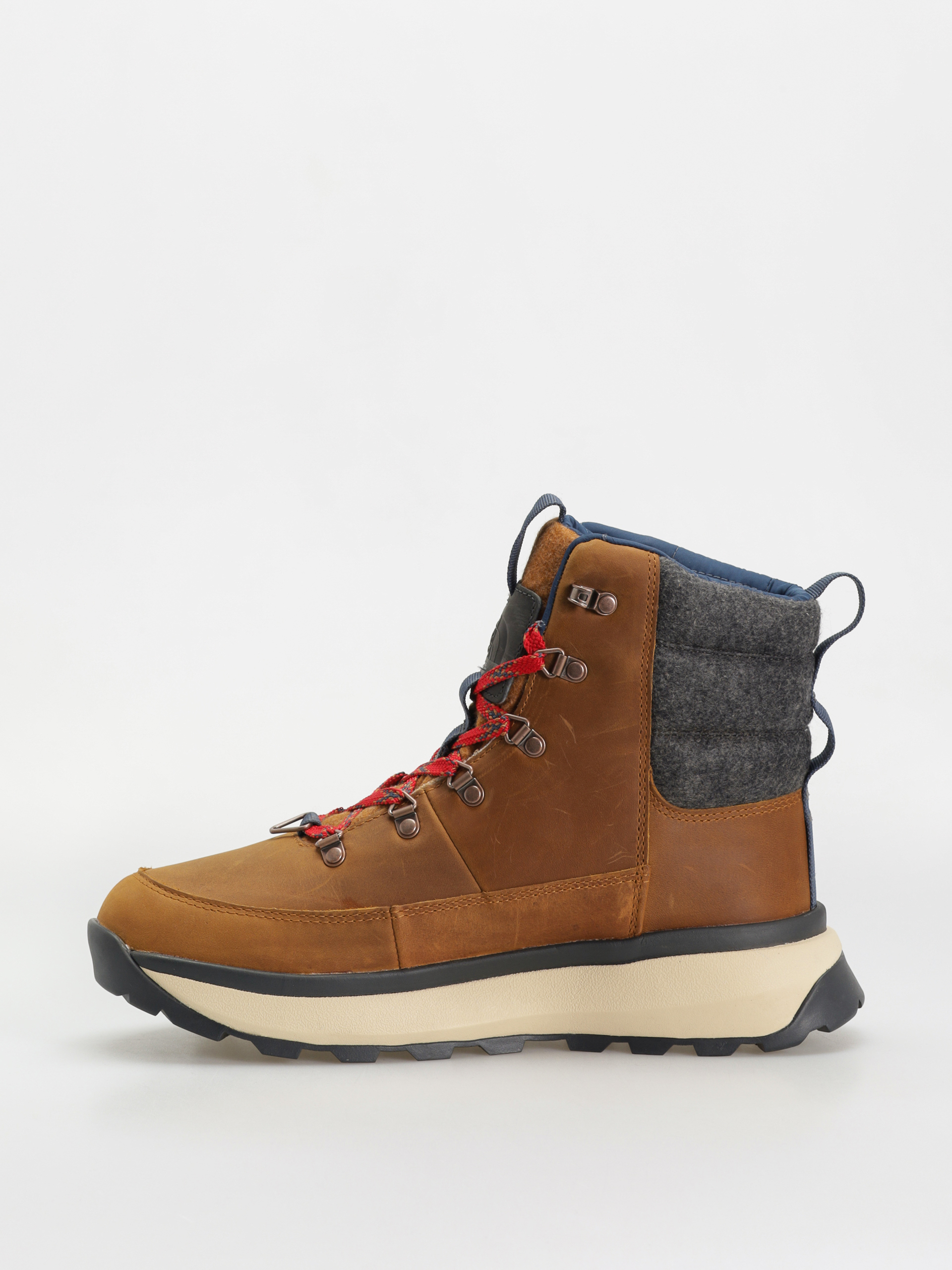 Обувки The North Face Bergen Leather Wp (timber tan/tnf red)