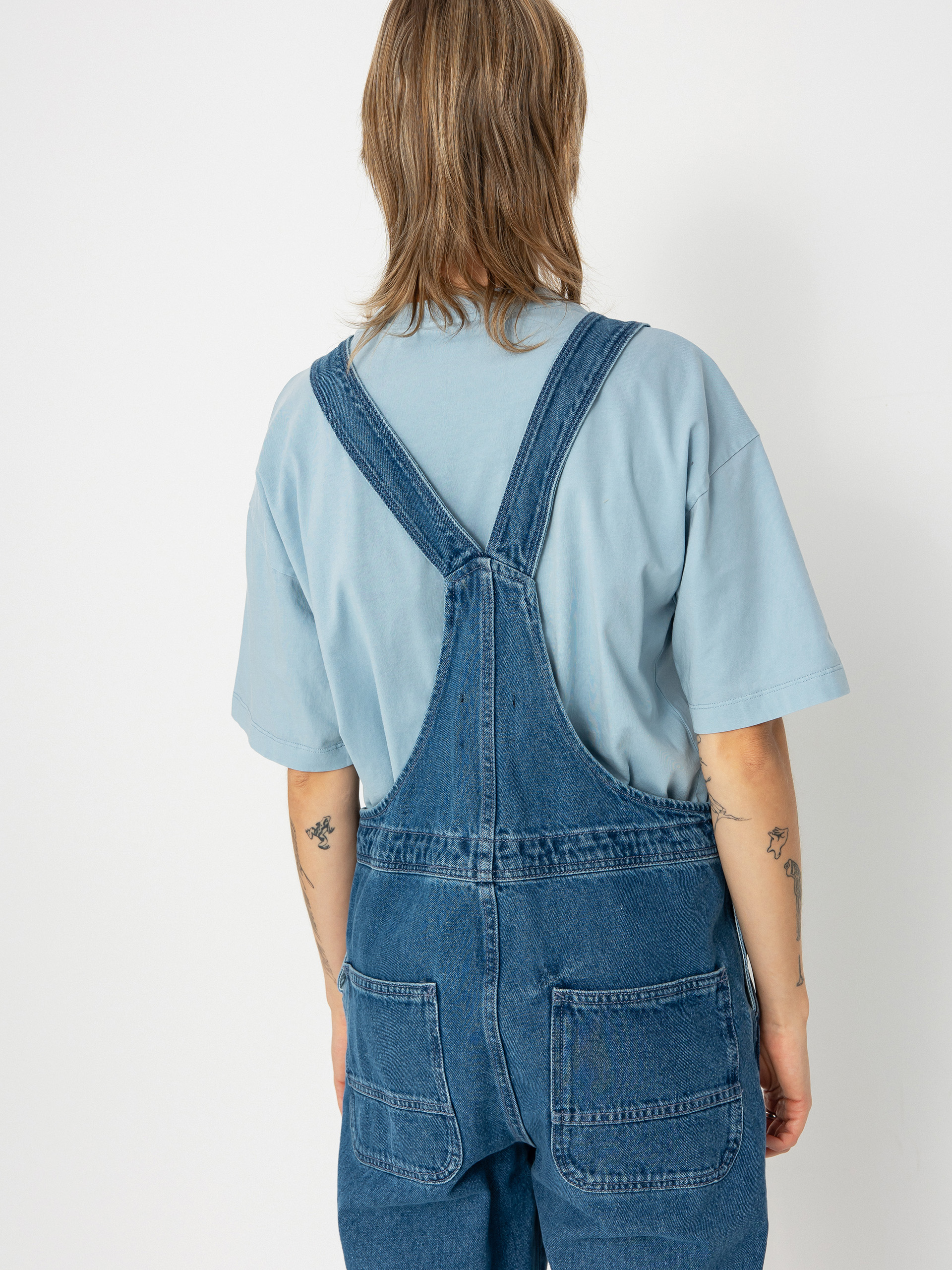 Панталони Quiksilver Uni Classic Denim Dungaree Wmn (estate blue)