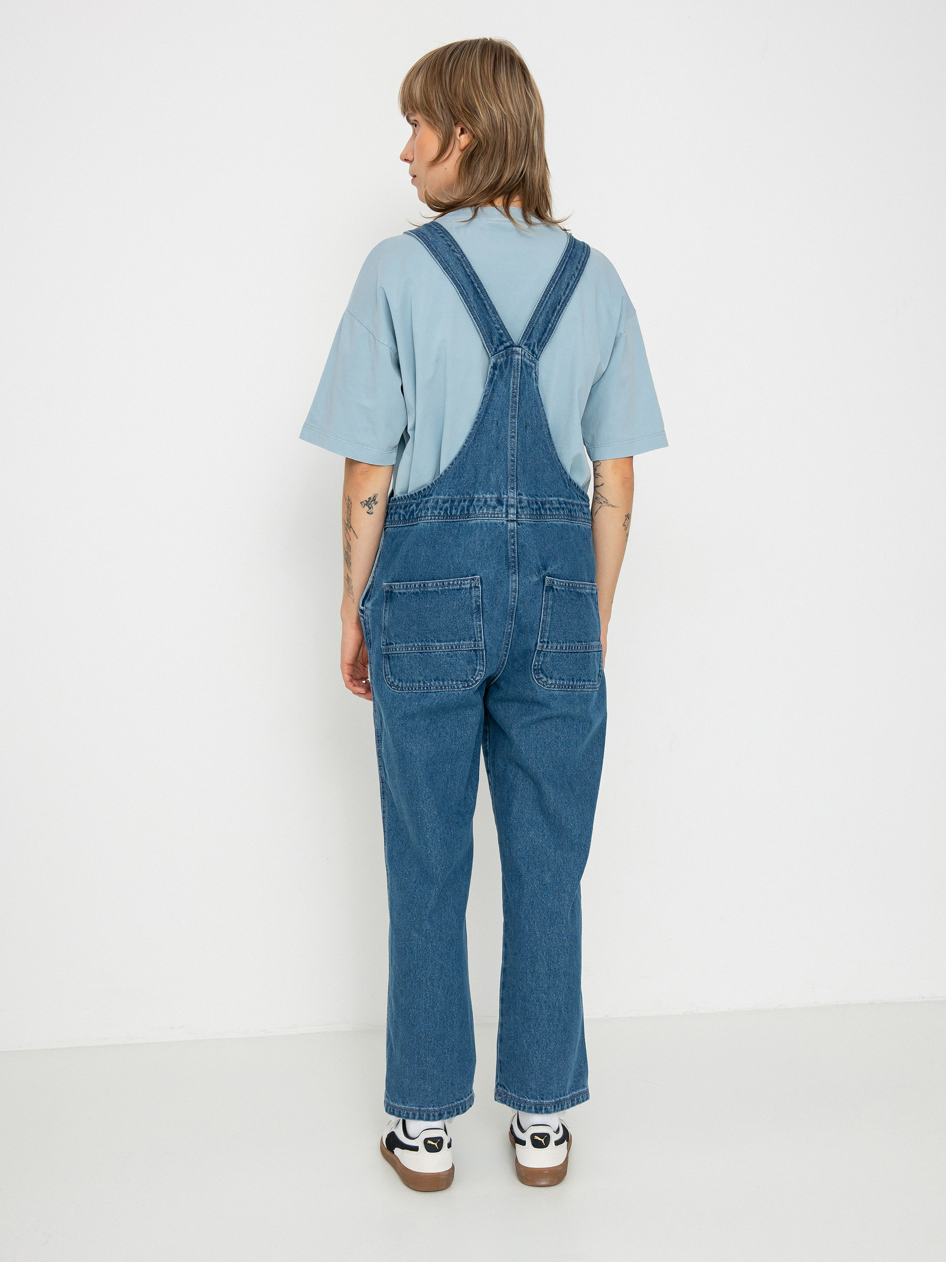 Панталони Quiksilver Uni Classic Denim Dungaree Wmn (estate blue)
