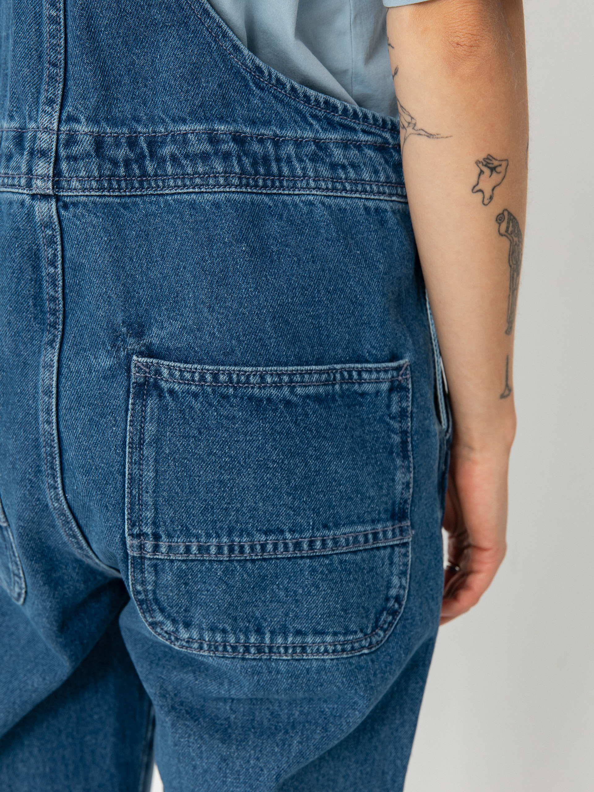 Панталони Quiksilver Uni Classic Denim Dungaree Wmn (estate blue)