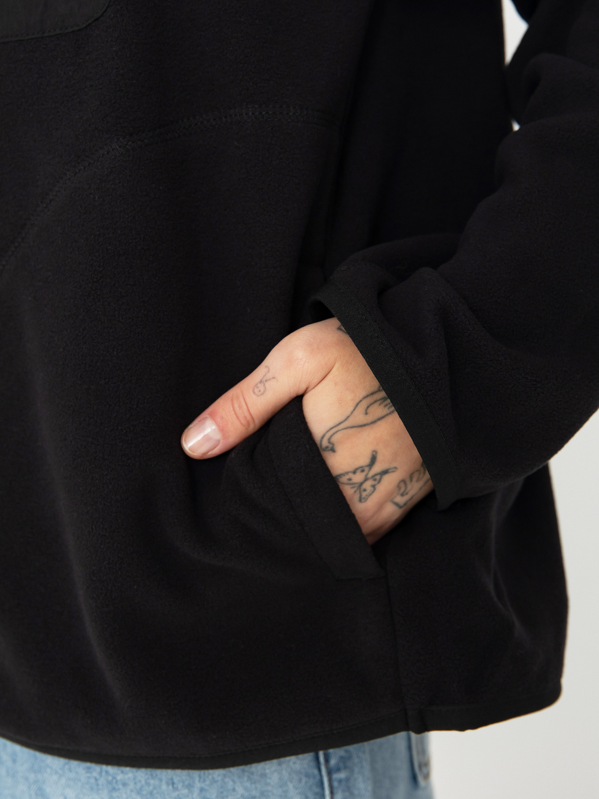 Мъжки Поларени суитшърт Kavu Kelowna (black)