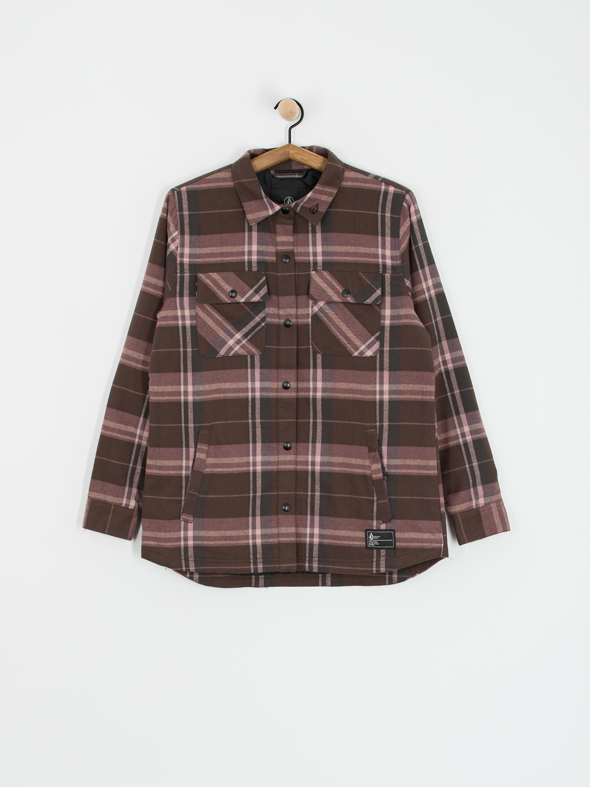 Дамска Сноуборд яке Volcom Ins Riding Flannel (dusty lavender)