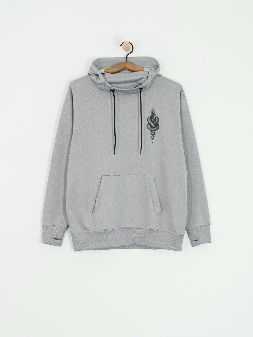 Дамска Термо суитшърт Volcom Riding Hydro HD (heather grey)