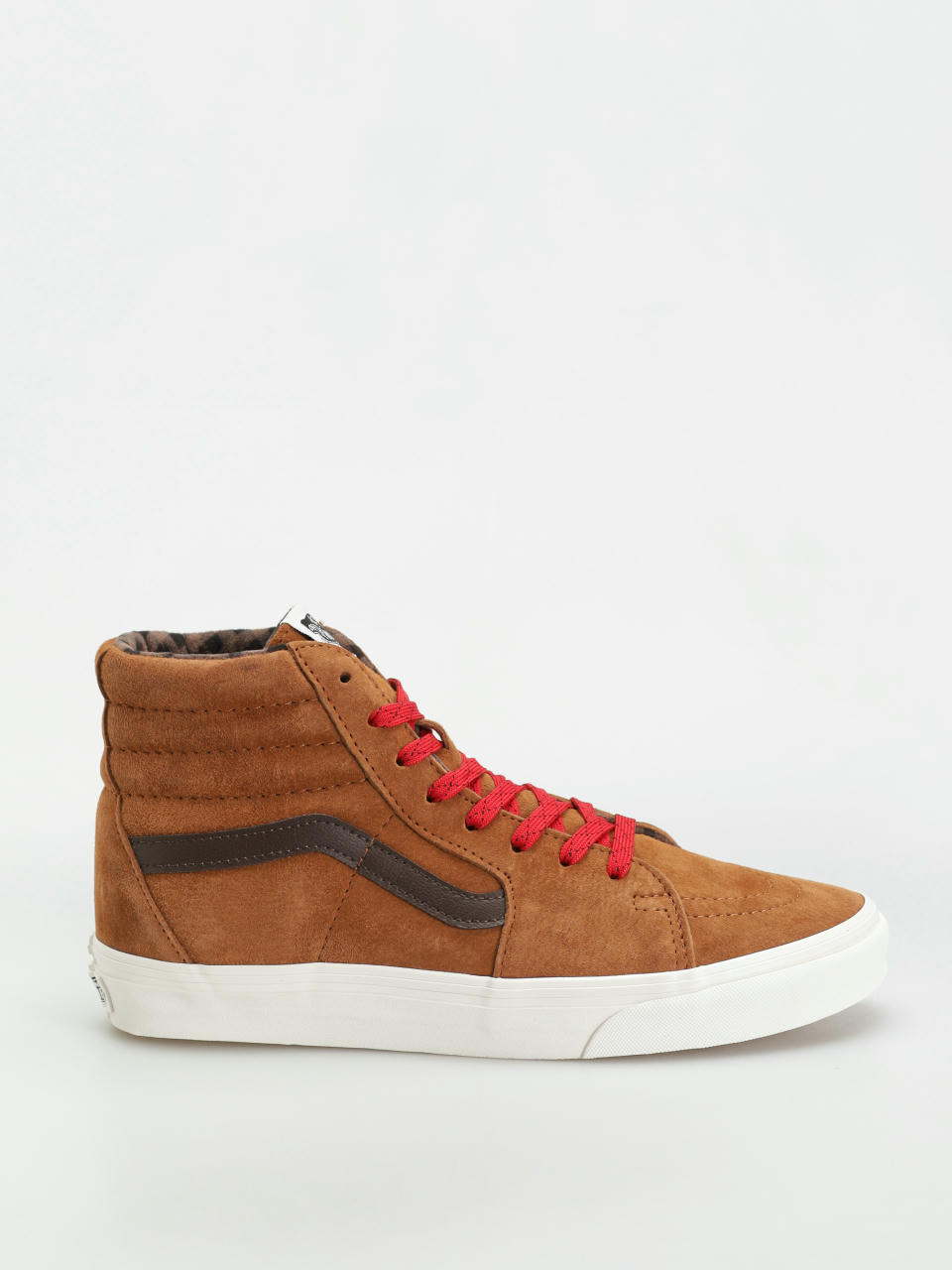 Обувки Vans Sk8 Hi (pig suede plaid glazed ginger)