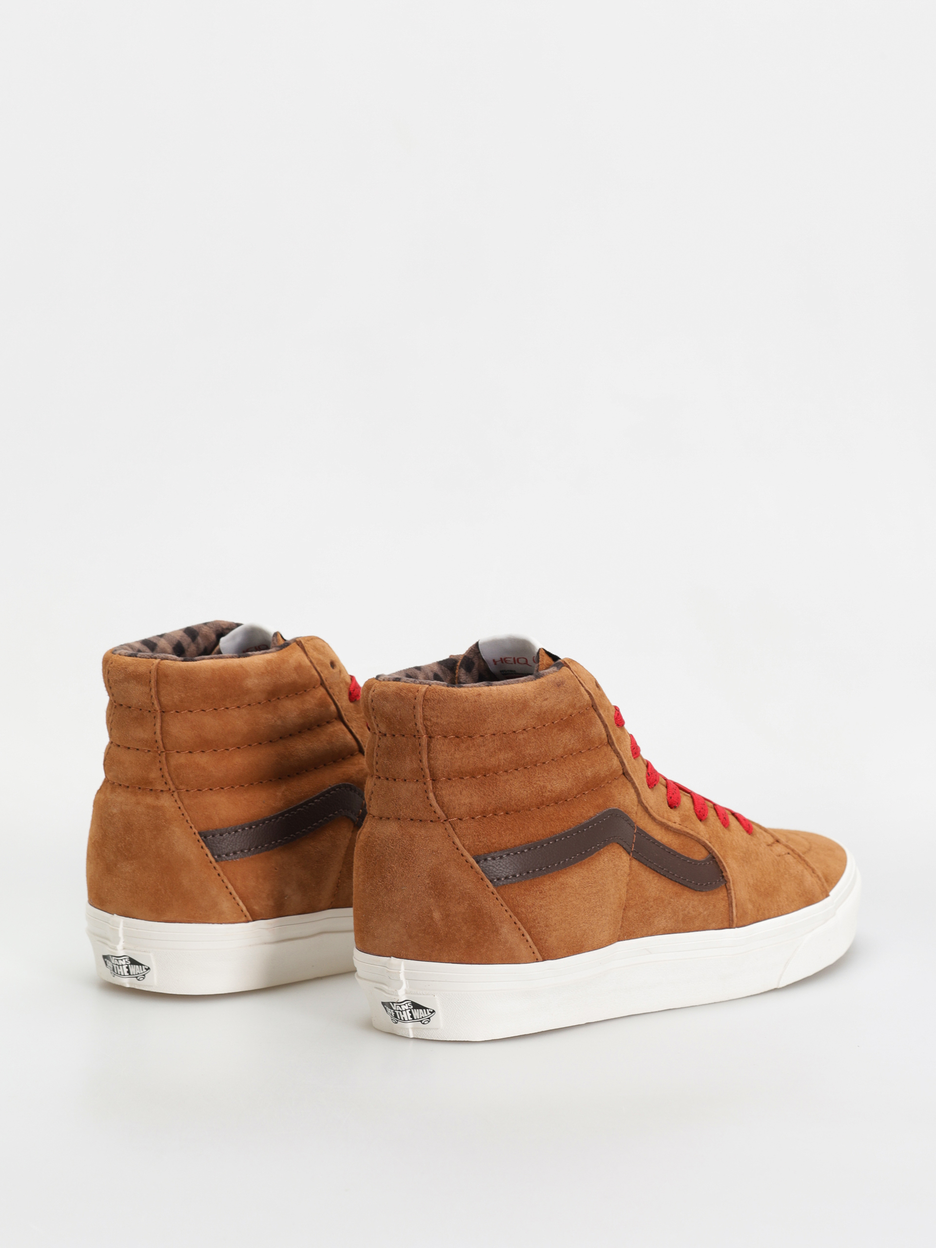 Обувки Vans Sk8 Hi (pig suede plaid glazed ginger)
