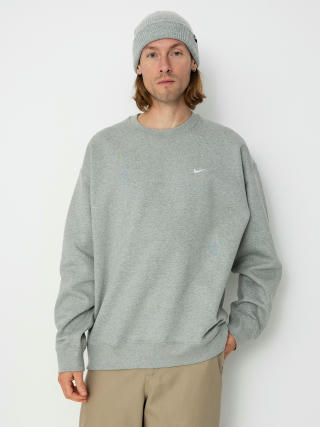 Суитшърт Nike SB Solo Swoosh (dk grey heather/white)