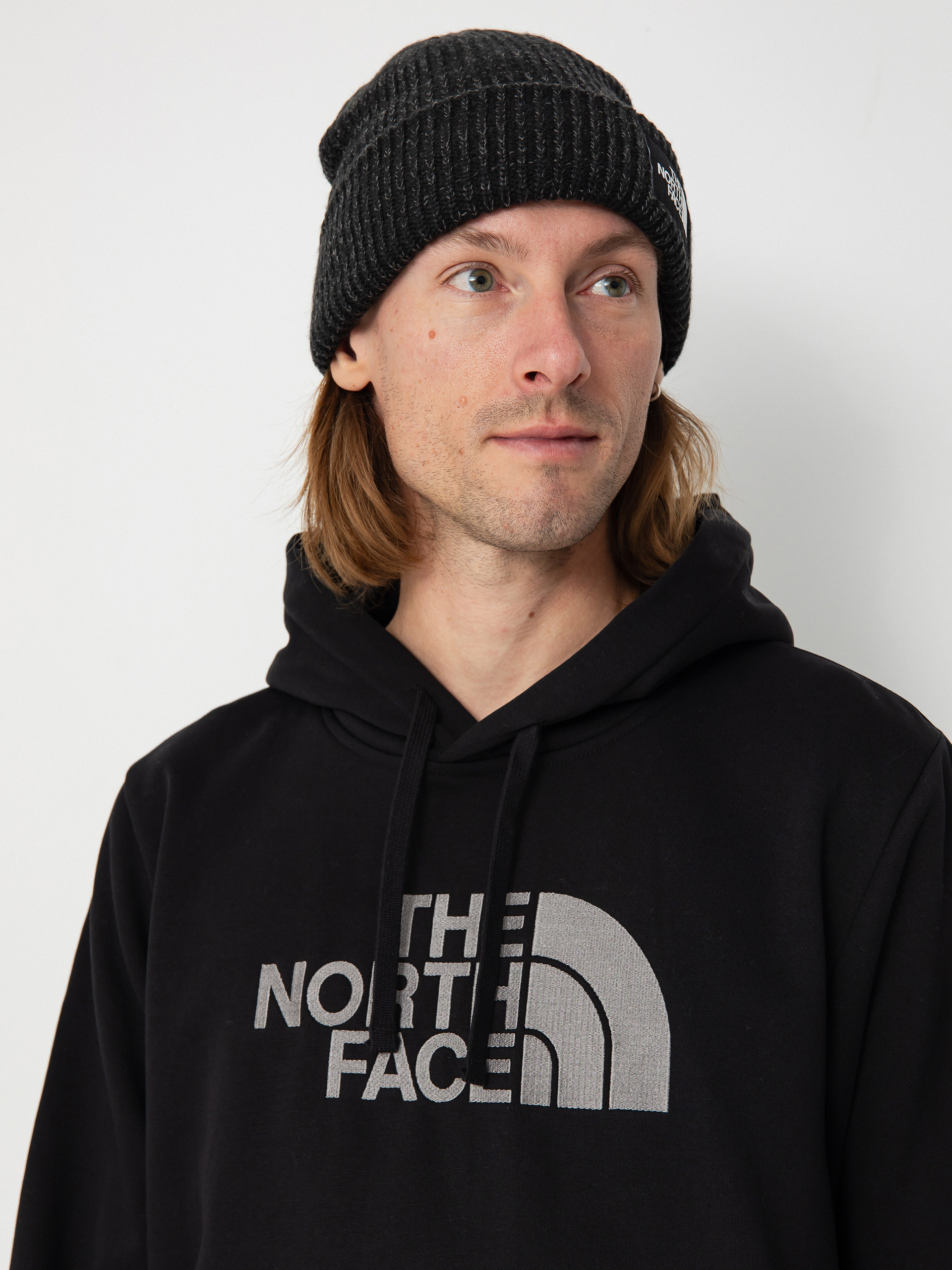 Суитшърт с качулка The North Face Drew Peak HD (tnf black)