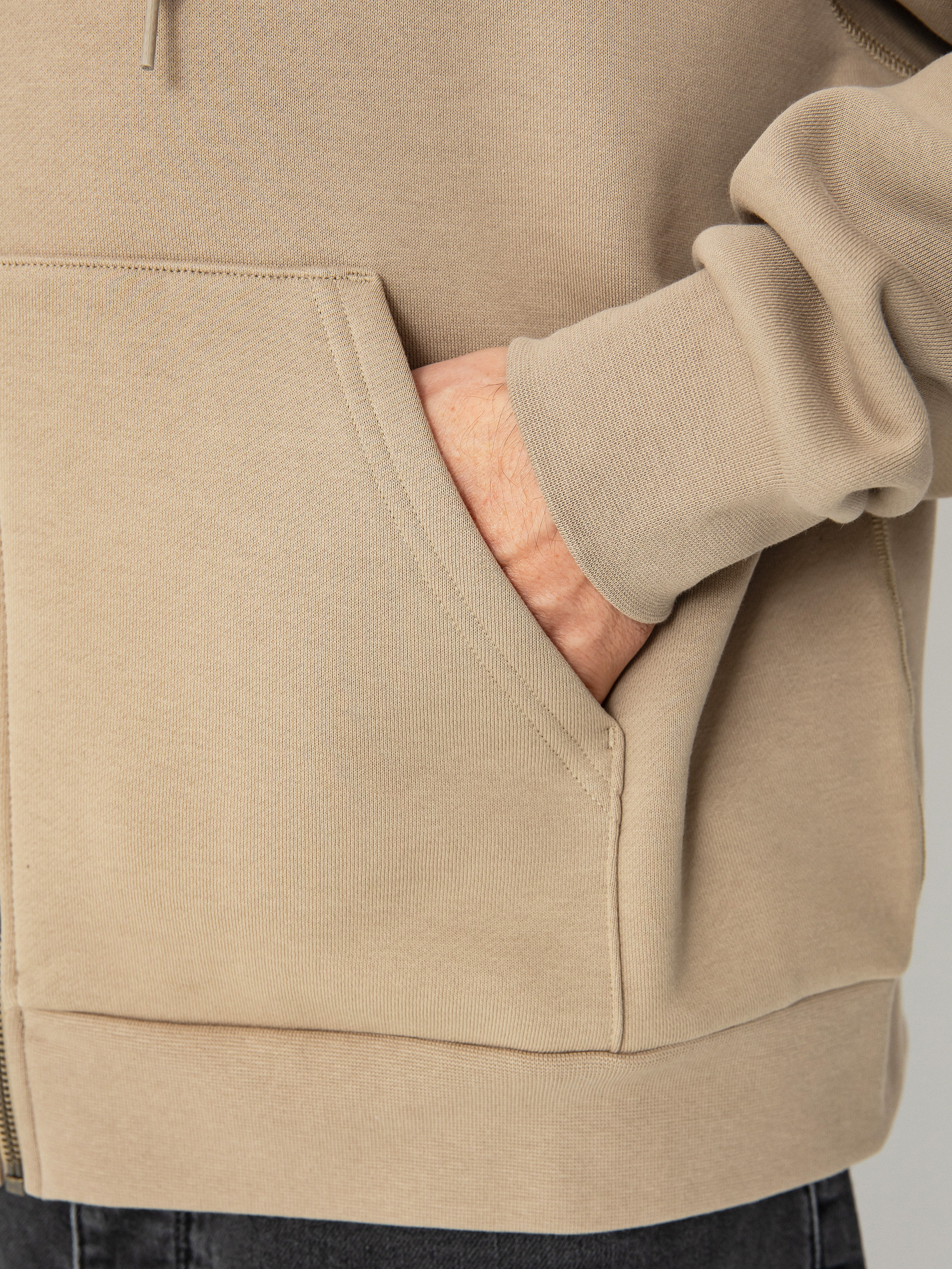 Суитшърт с качулка Nike SB Essential LBR ZHD (khaki/white)