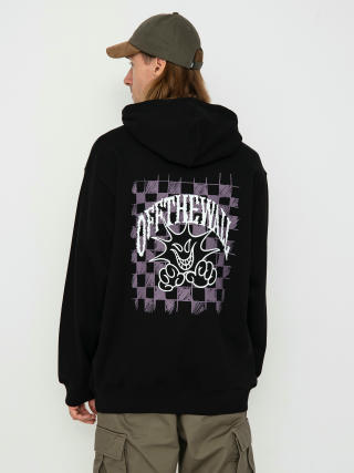 Суитшърт с качулка Vans Checker Logo Gfx Loose HD (black)