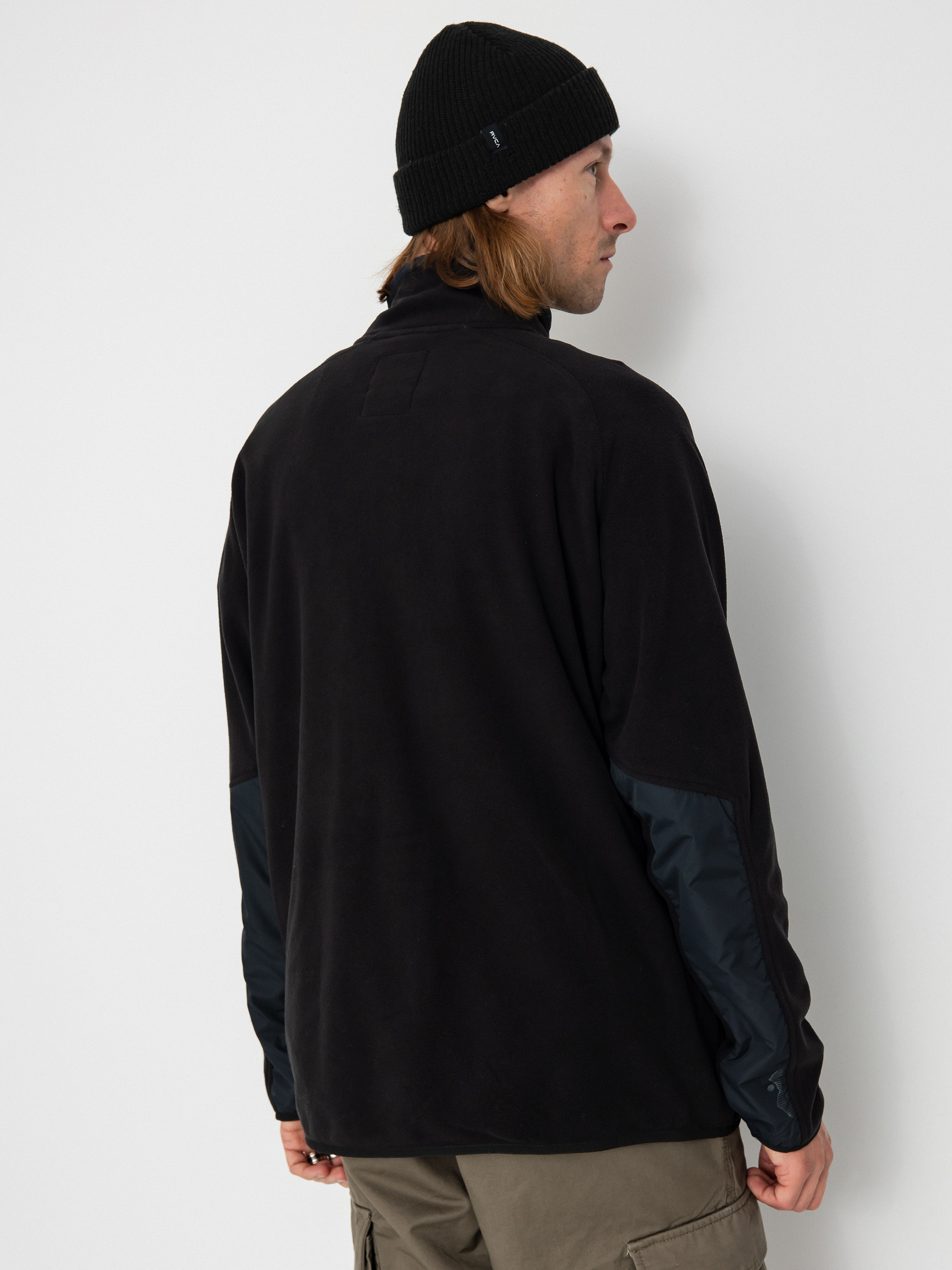 Мъжки Поларени суитшърт Kavu Teannaway (black)