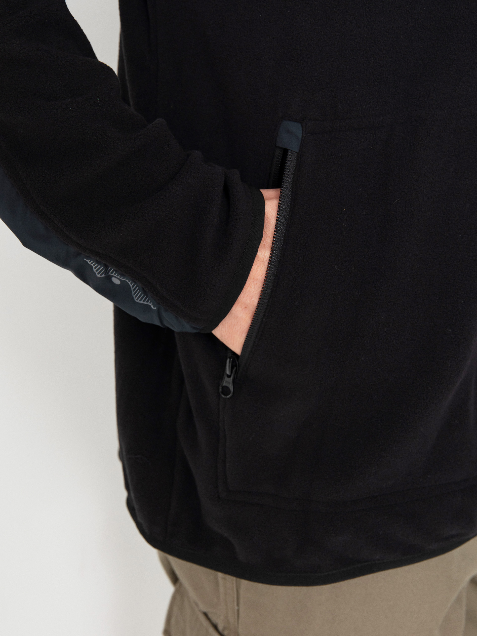 Мъжки Поларени суитшърт Kavu Teannaway (black)