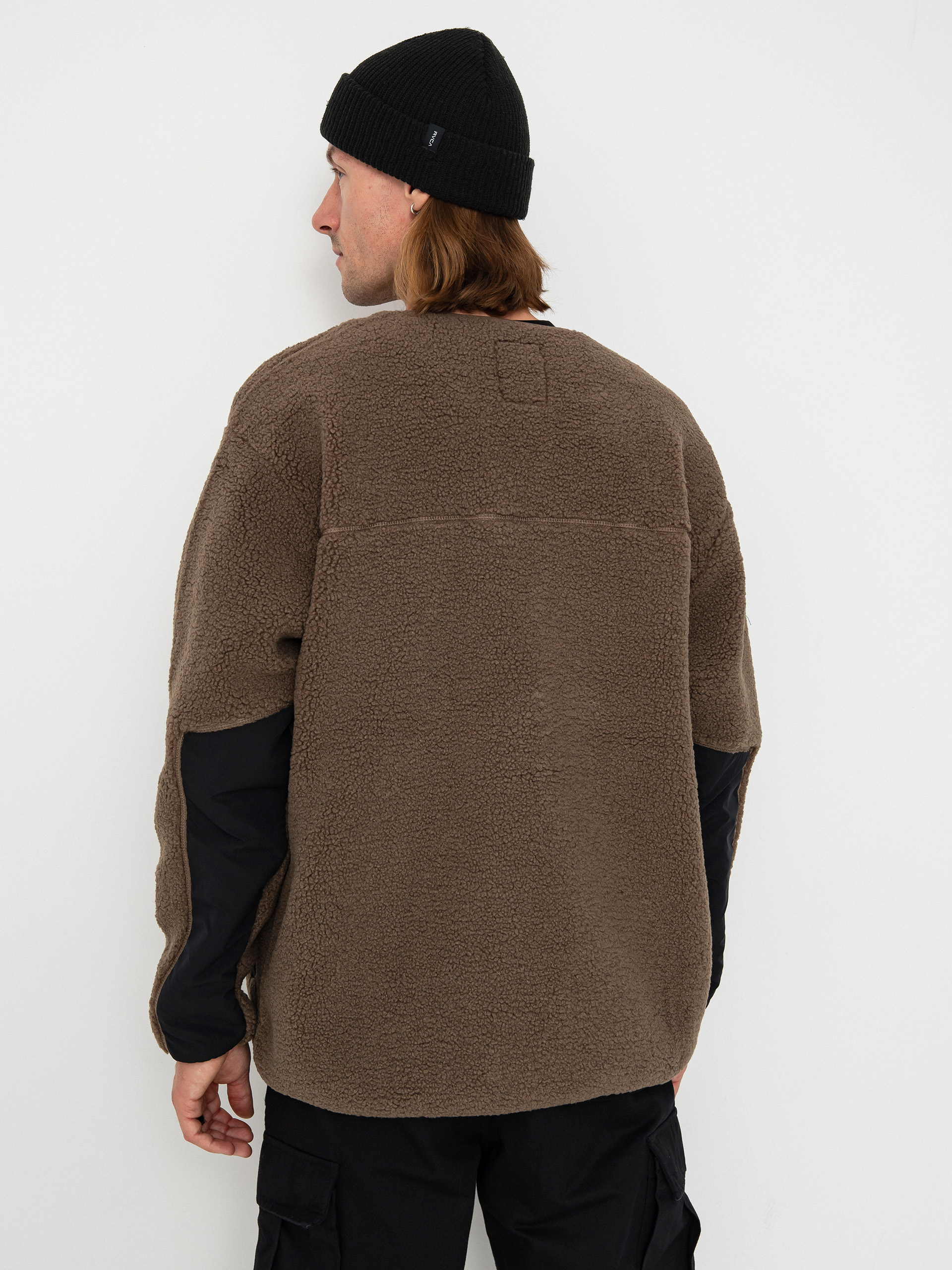 Мъжки Поларени суитшърт Kavu Port Pullover (walnut)